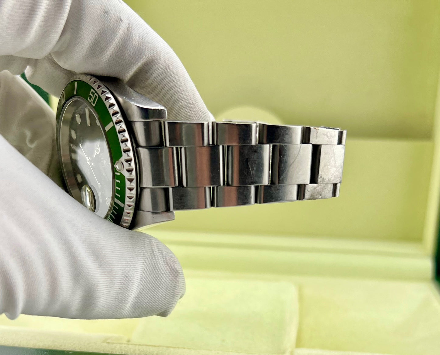 Rolex Submariner "Kermit" 16610LV 2005 Box&paper