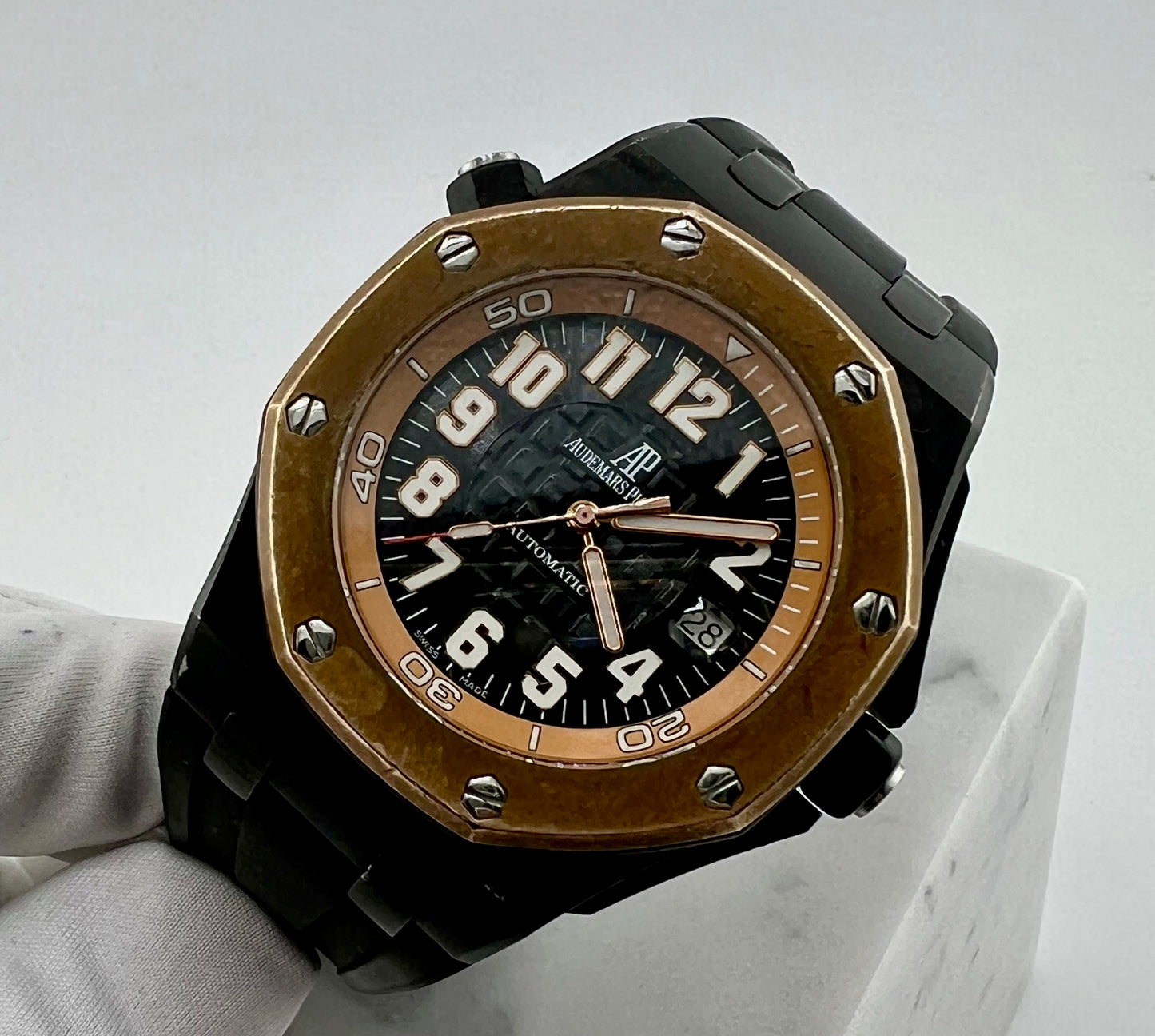 Audemars Piguet Royal Oak Offshore Scuba Bartorelli 15702AU solo orologio 125Th Royal Oak