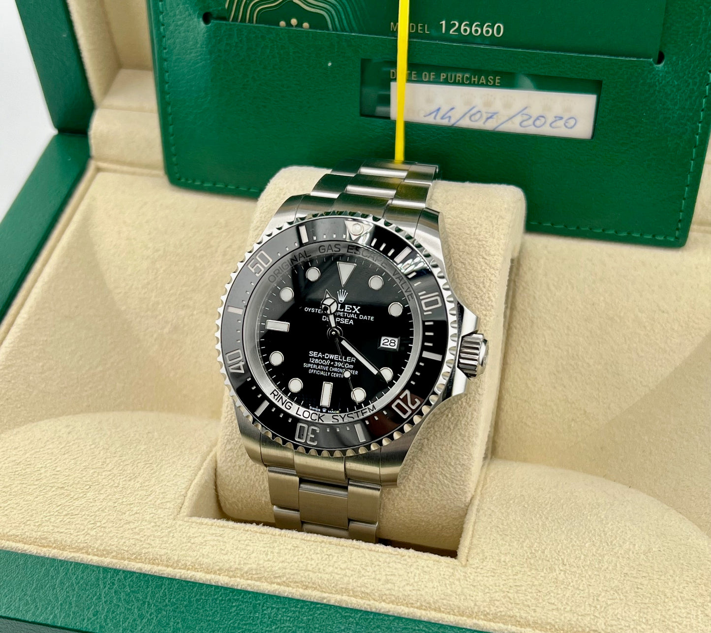 Rolex Sea-Dweller Deepsea 126660 Black Dial 2020 New Card