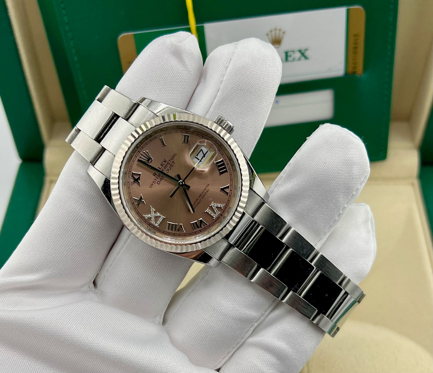 Rolex Datejust 36mm 126234 Diamond index 2020Oyster