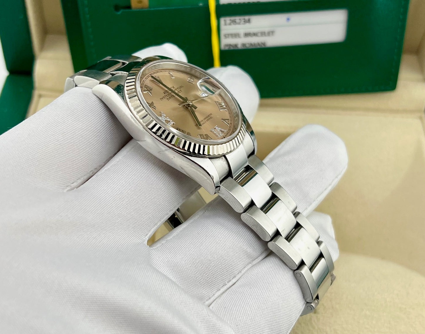 Rolex Datejust 36mm 126234 Diamond index 2020Oyster