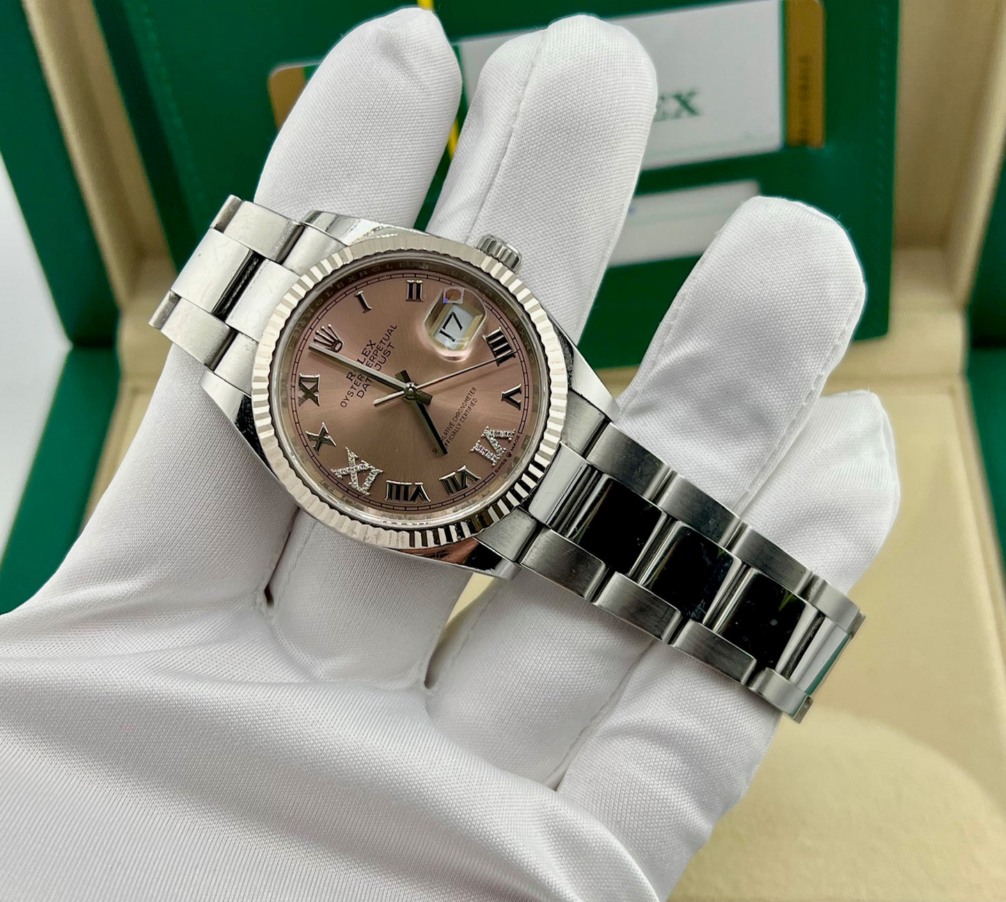 Rolex Datejust 36mm 126234 Diamond index 2020Oyster