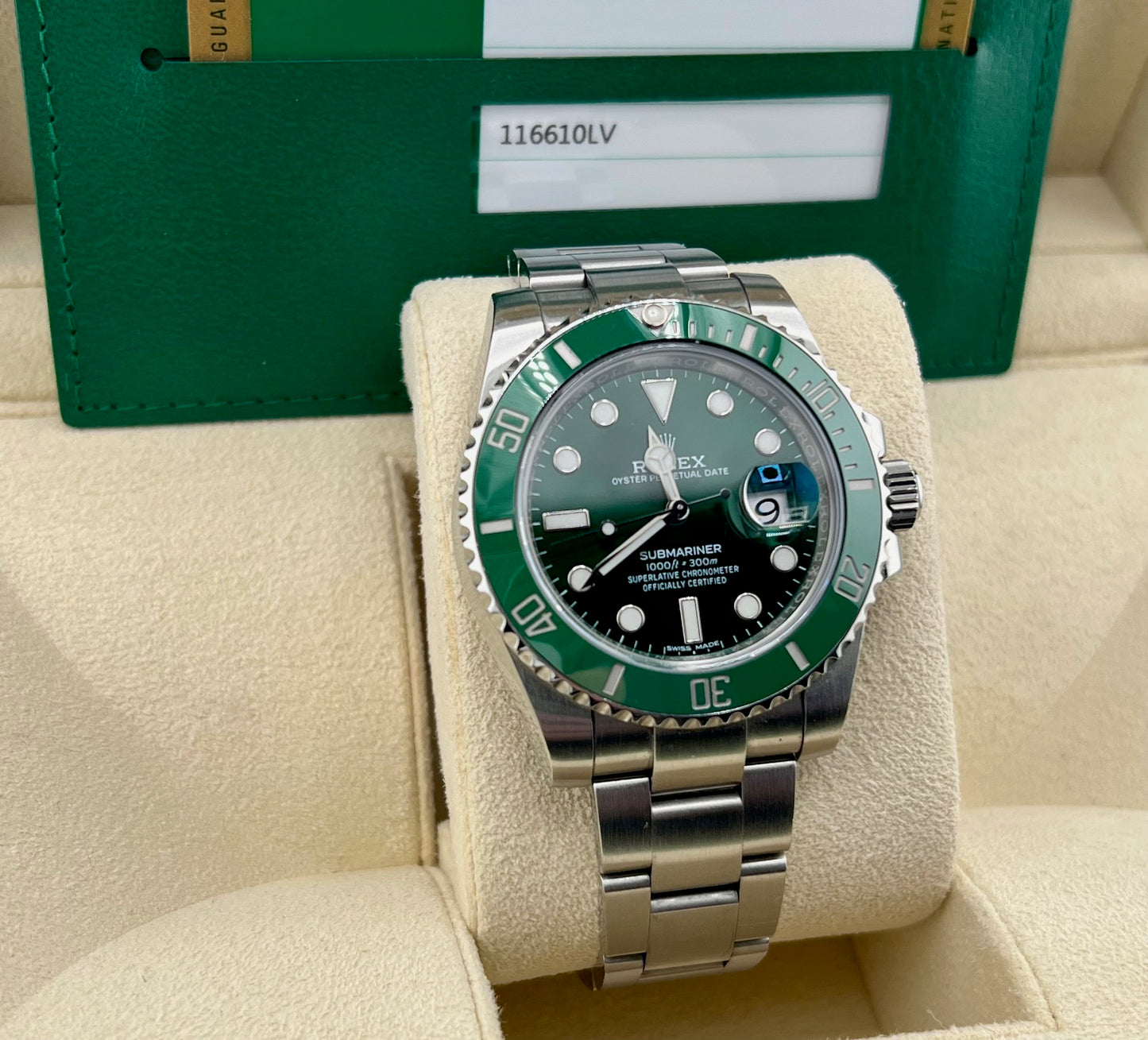 Rolex Submariner Date 116610LV 2018 Box&Paper (CH)