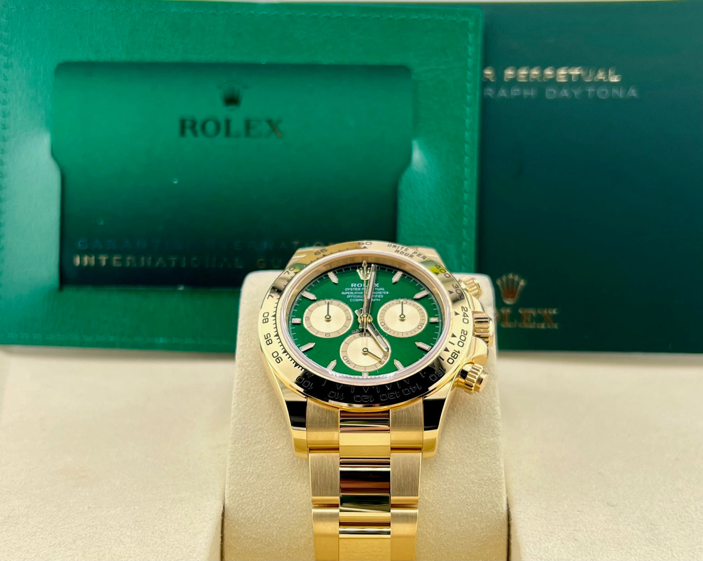 Rolex Cosmograph Daytona 126508 Green Dial New 2025