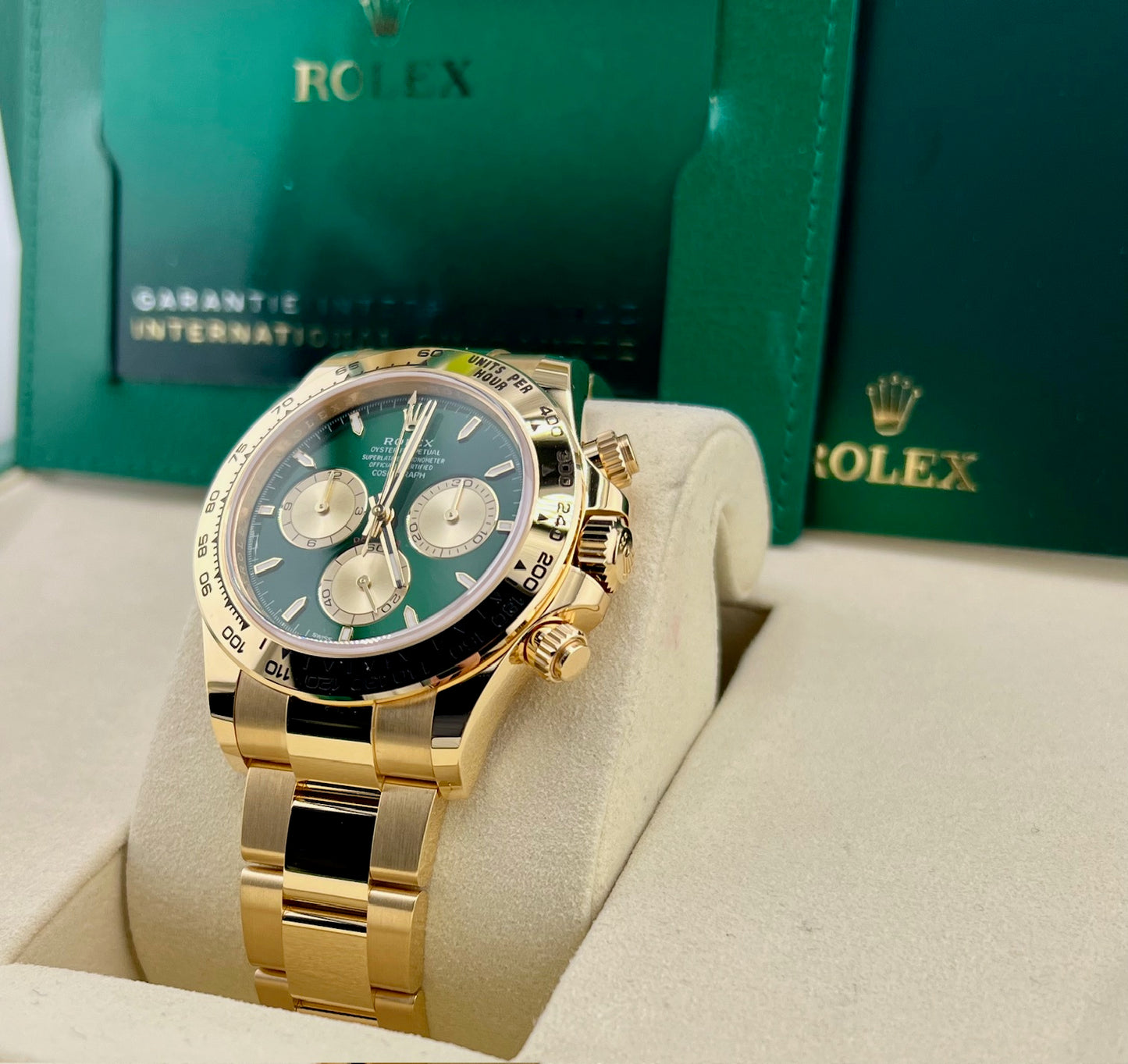 Rolex Cosmograph Daytona 126508 Green Dial New 2025