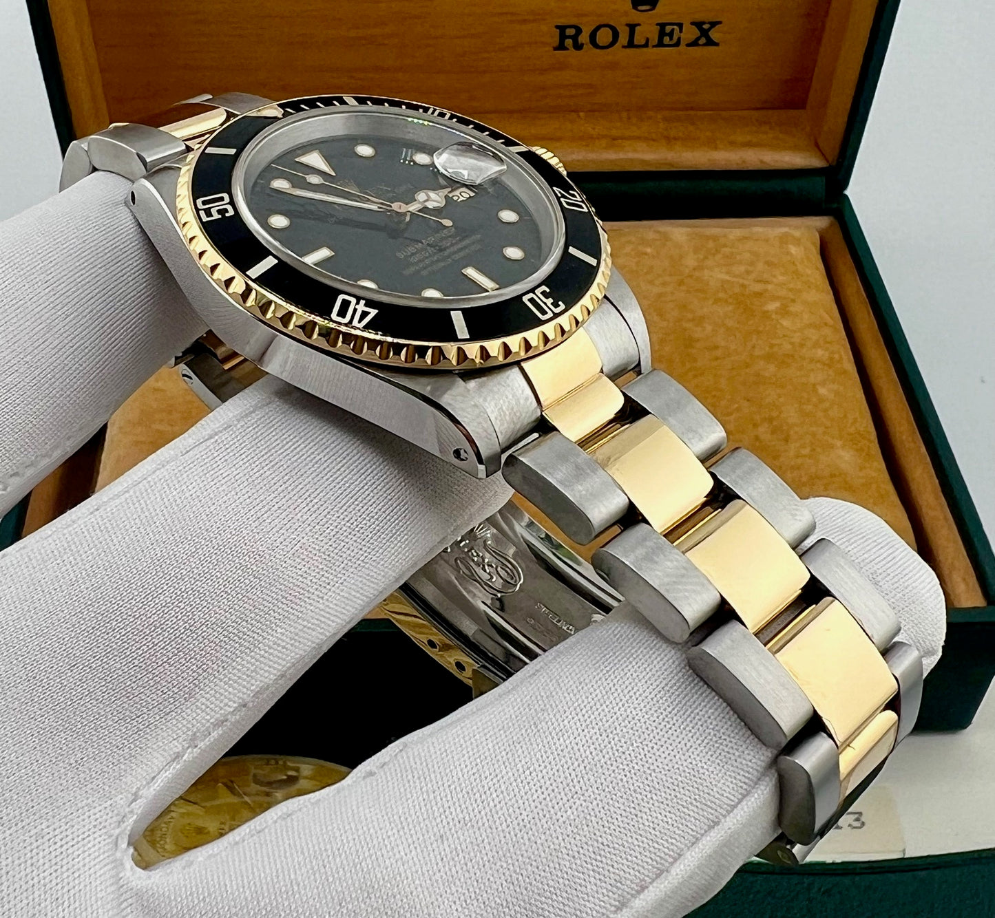 Rolex Submariner Date 16613 Black Dial 1990 Full Set