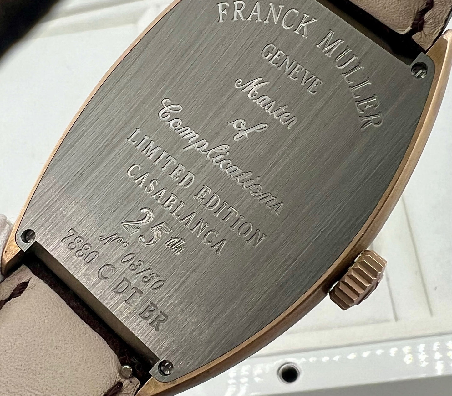 Franck Muller 7880 Casablanca Bronze 25TH Anniversary 3-50 limited edition