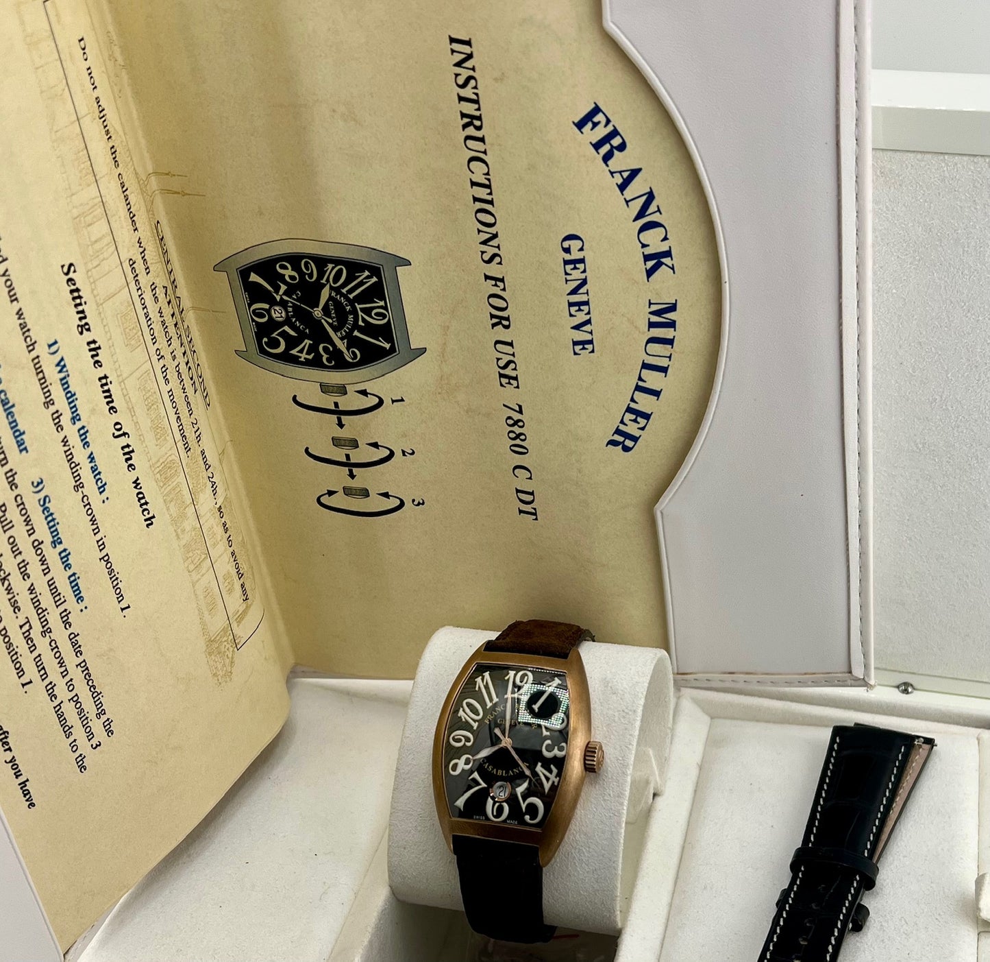 Franck Muller 7880 Casablanca Bronze 25TH Anniversary 3-50 limited edition