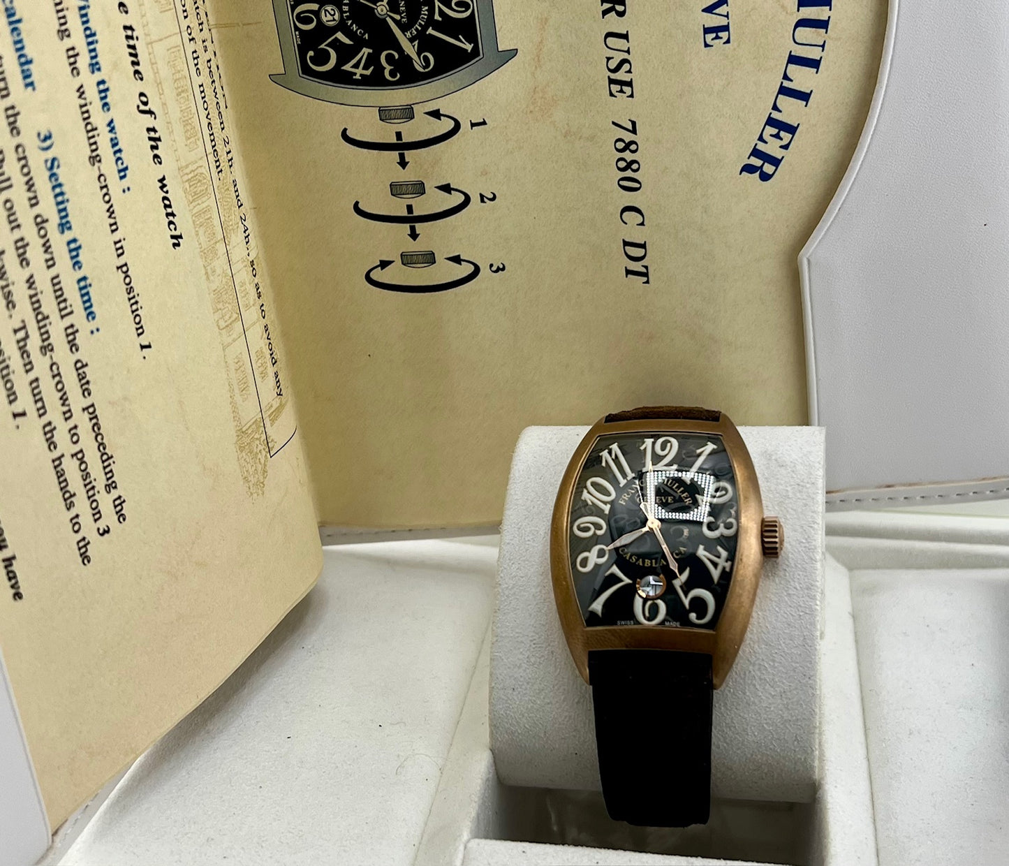 Franck Muller 7880 Casablanca Bronze 25TH Anniversary 3-50 limited edition