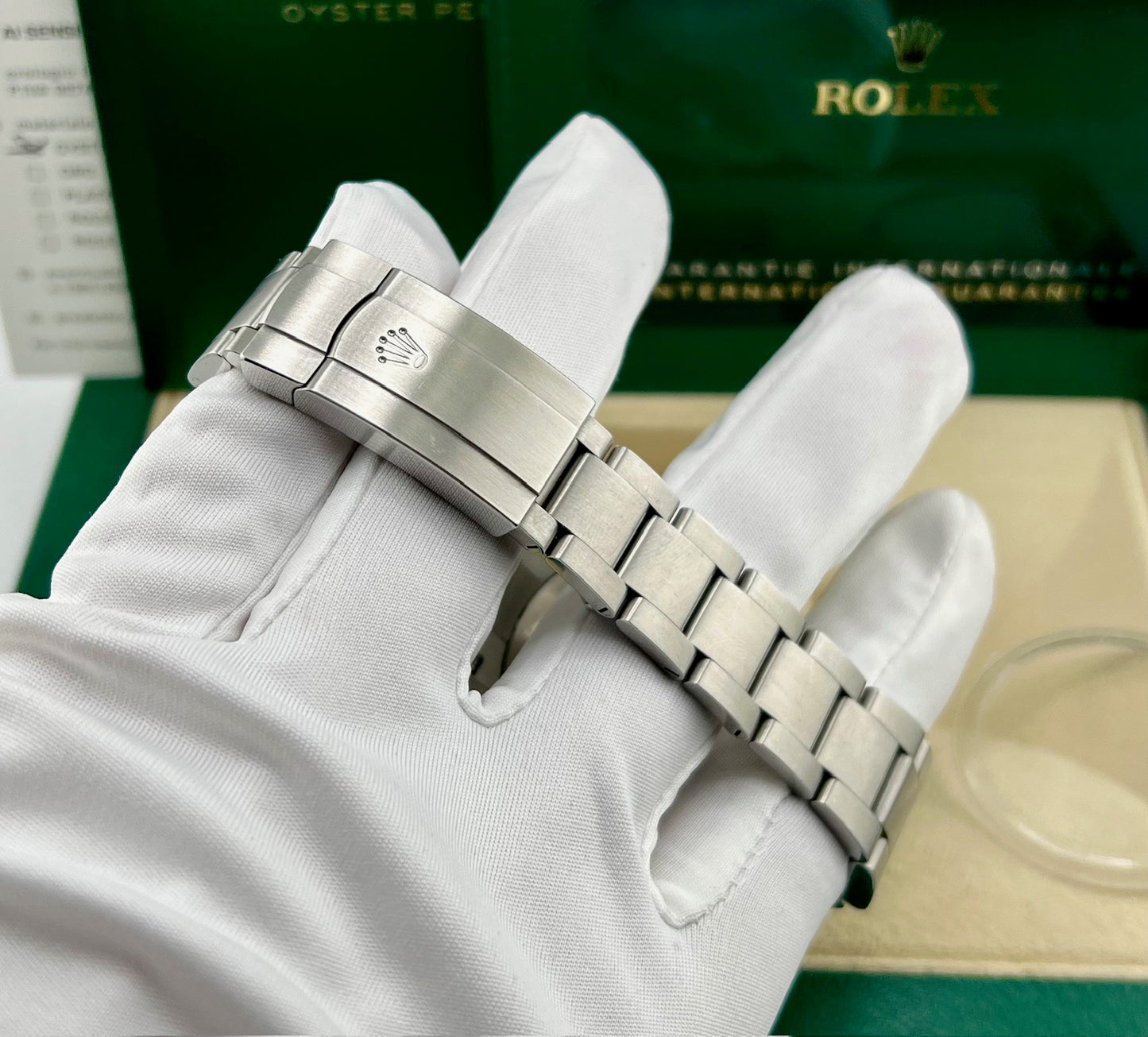 Rolex Oyster Perpetual 41mm 124300 Yellow Dial 2021