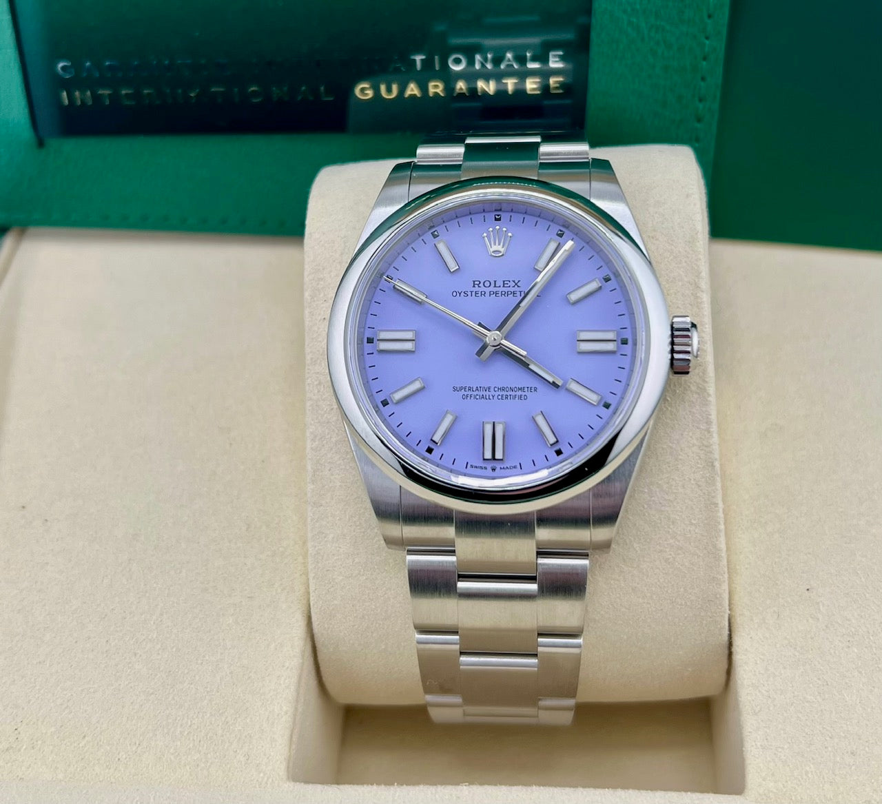 Rolex Oyster Perpetual 36mm 126000 Lavanda 2025 NEW