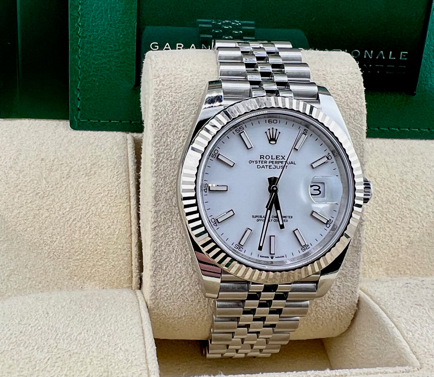 Rolex Datejust 41mm 126334 White Dial Jubilèe 2021