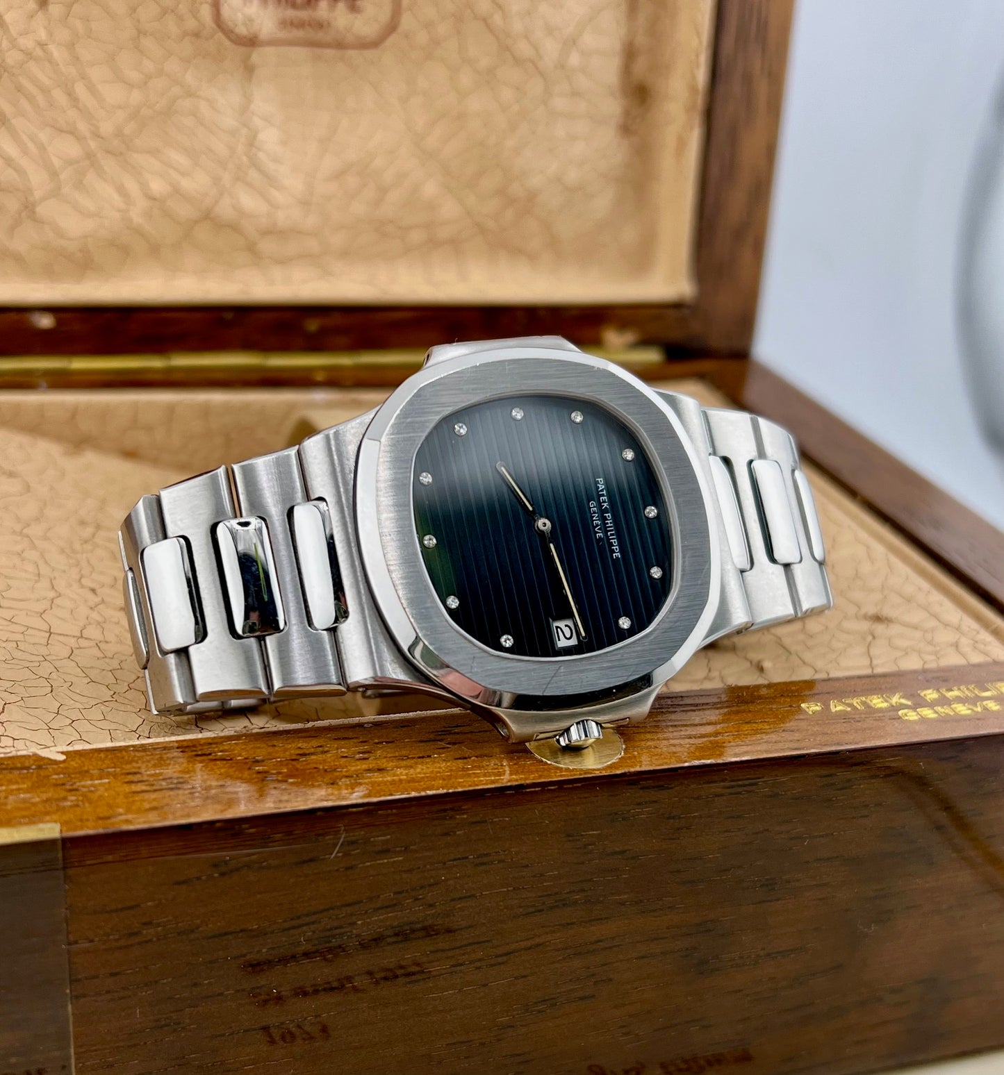 Patek Philippe Nautilus 3700 Jumbo 1973 Extrait d'archive + Box