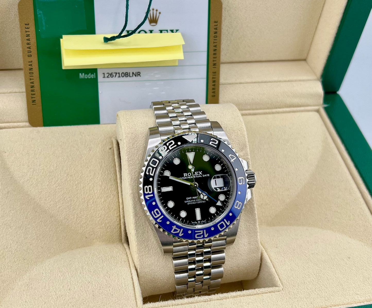 Rolex GMT-Master II ''Batman'' 126710BLNR 2019 NEW (HK)