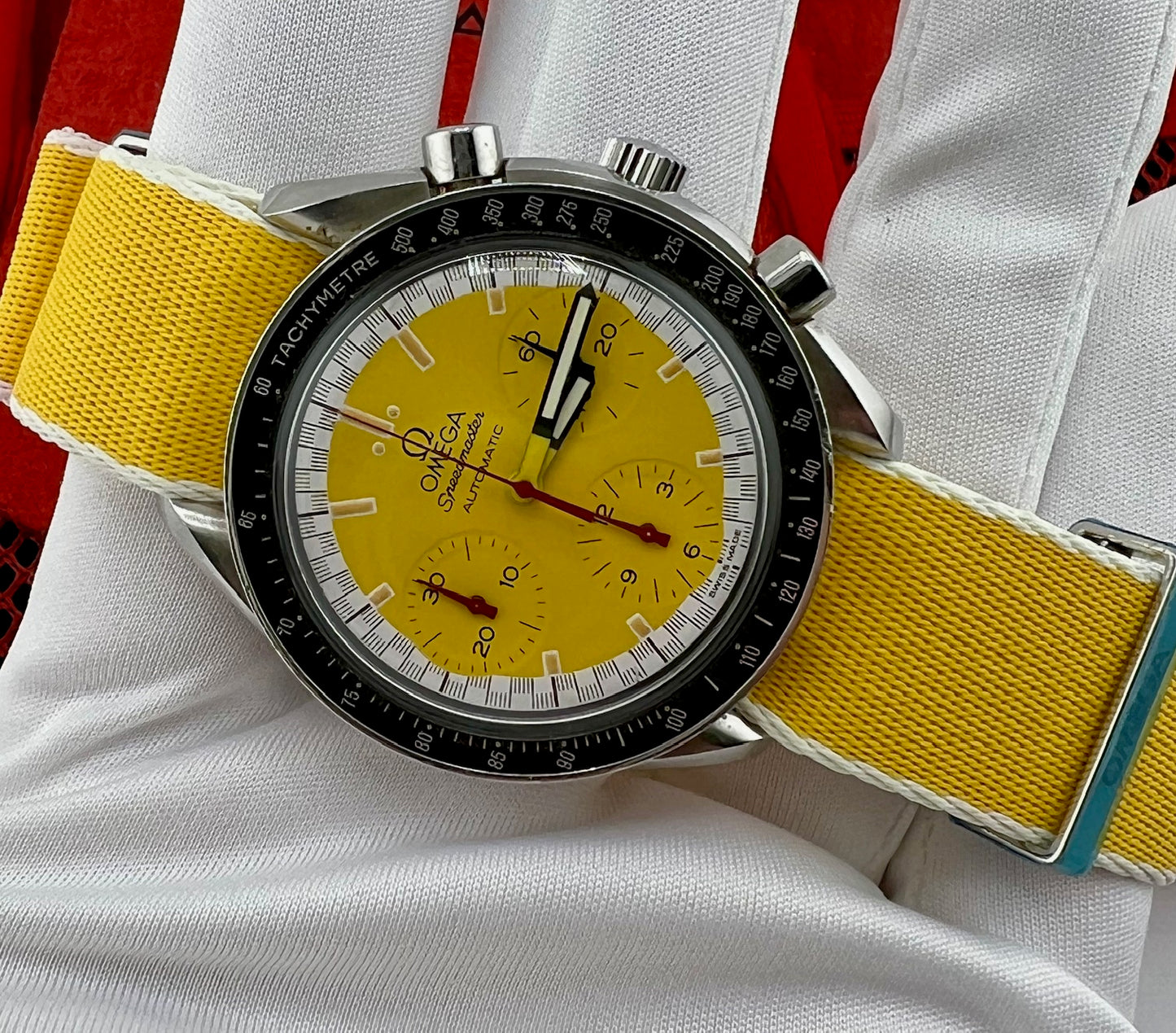 Omega Speedmaster Schumacher 3810.12.40 solo orologio only watch