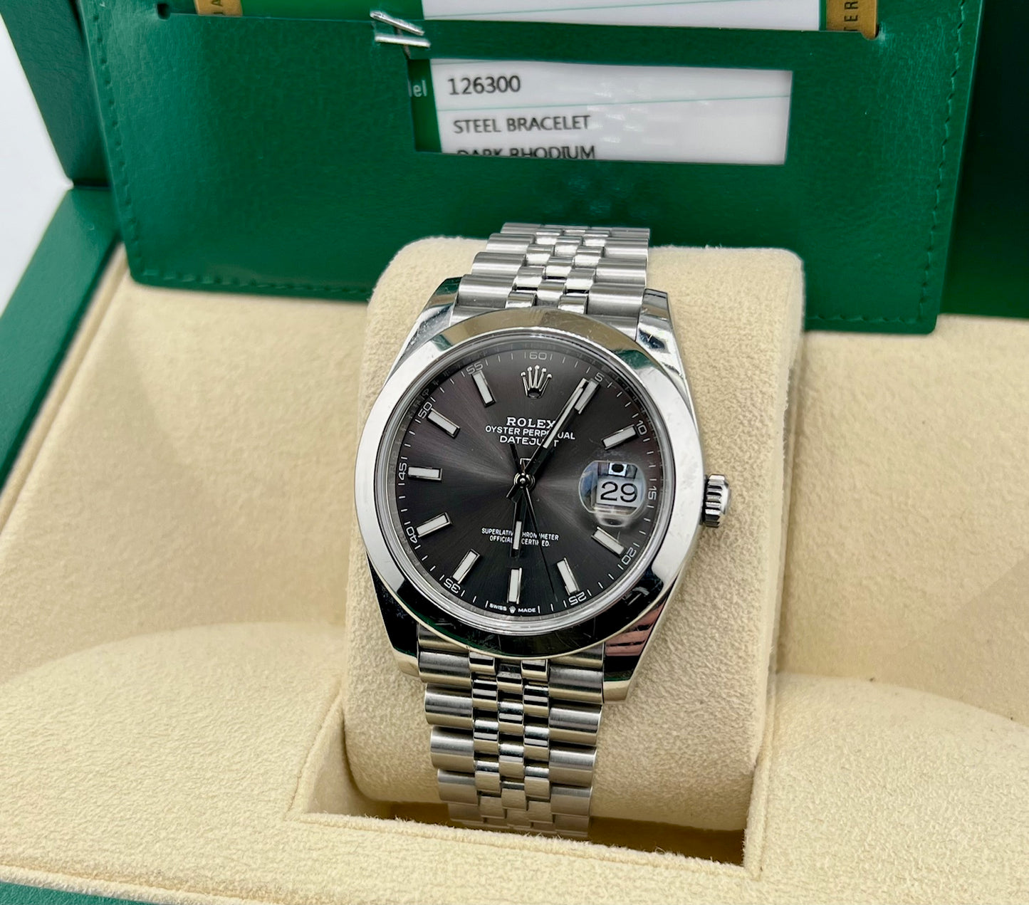 Rolex Datejust 41mm Rodium Dial 2019 Jubilèe