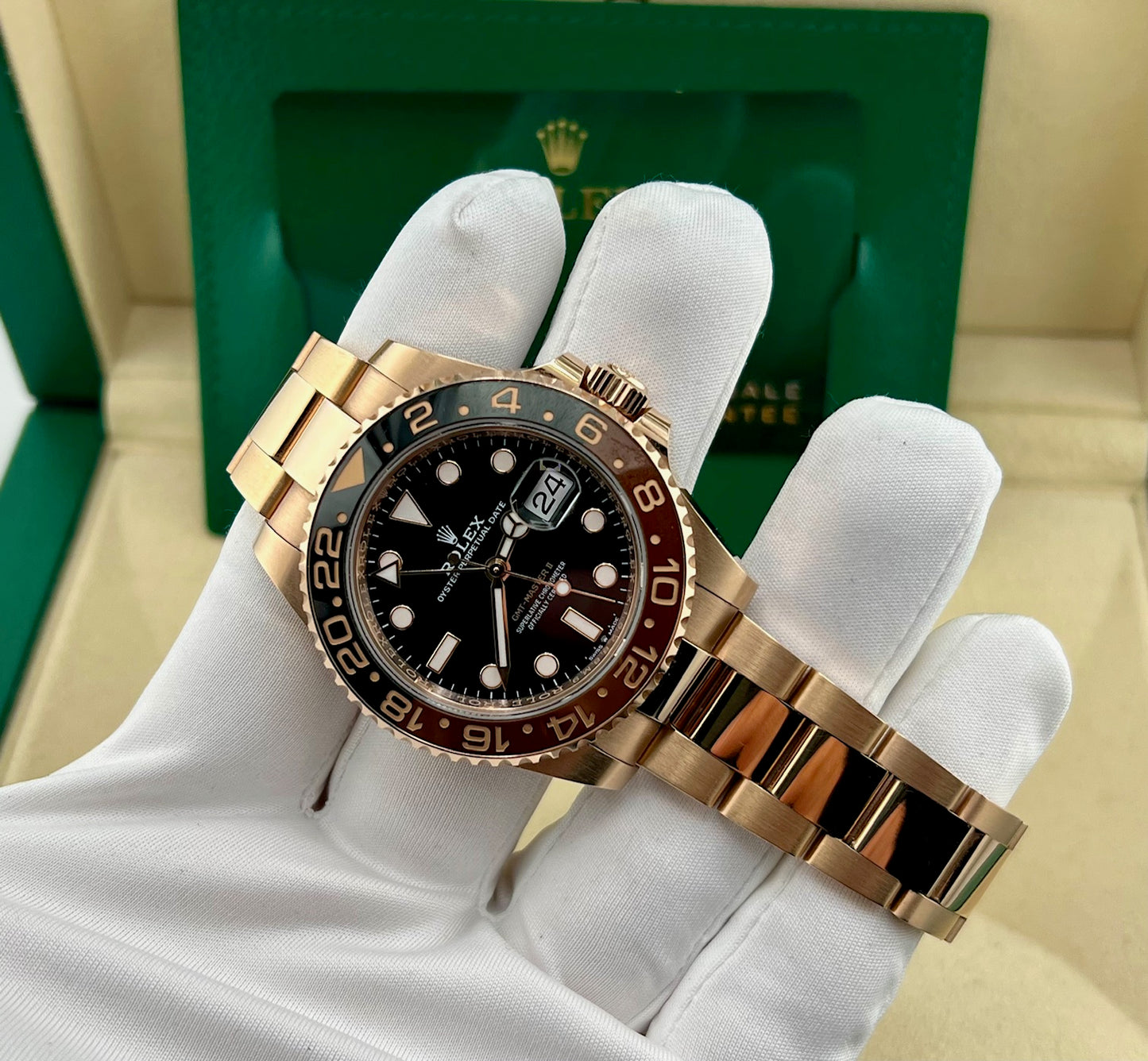 Rolex GMT-Master II 126715CHNR 2023 Full Set Everose