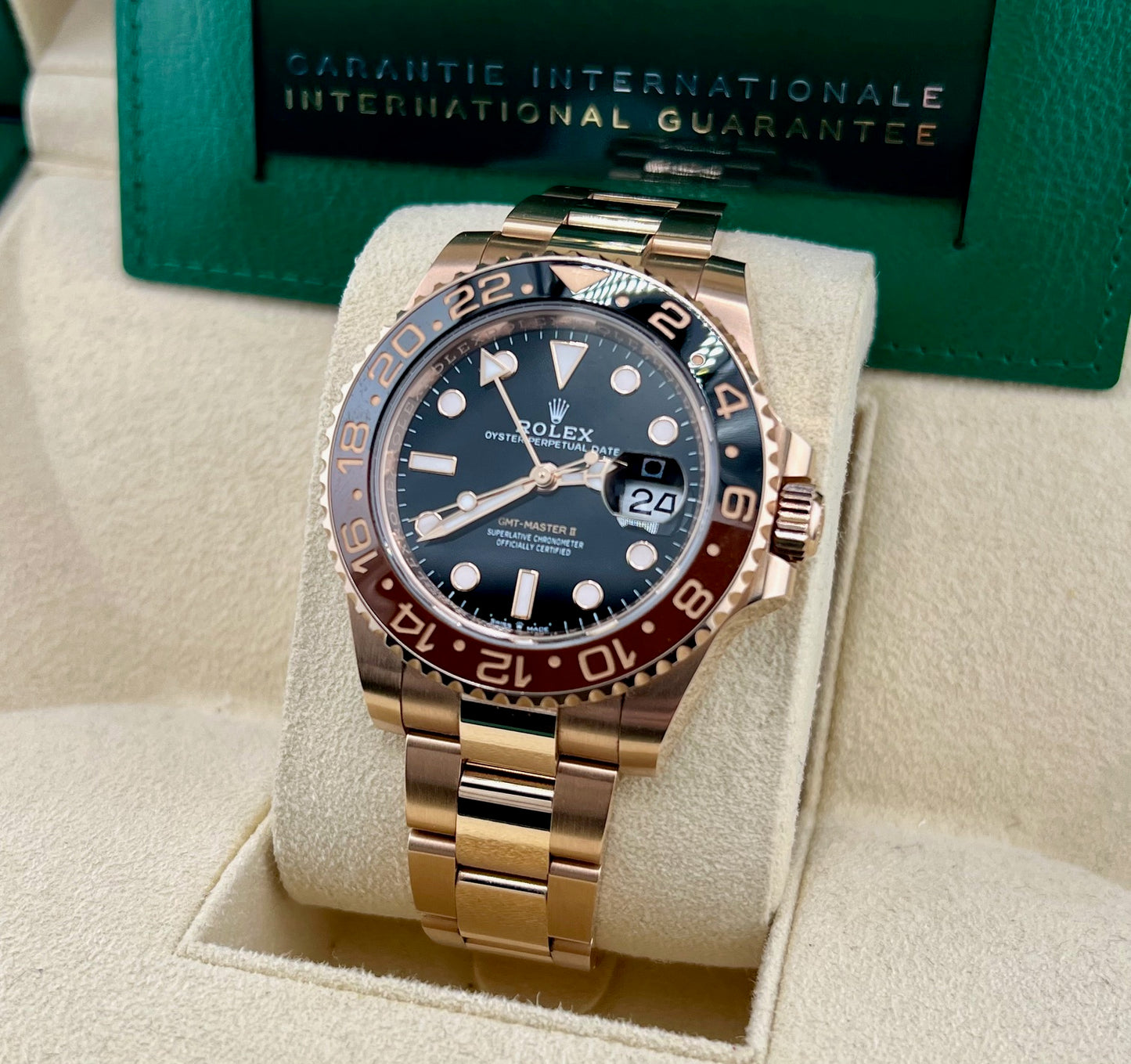 Rolex GMT-Master II 126715CHNR 2023 Full Set Everose