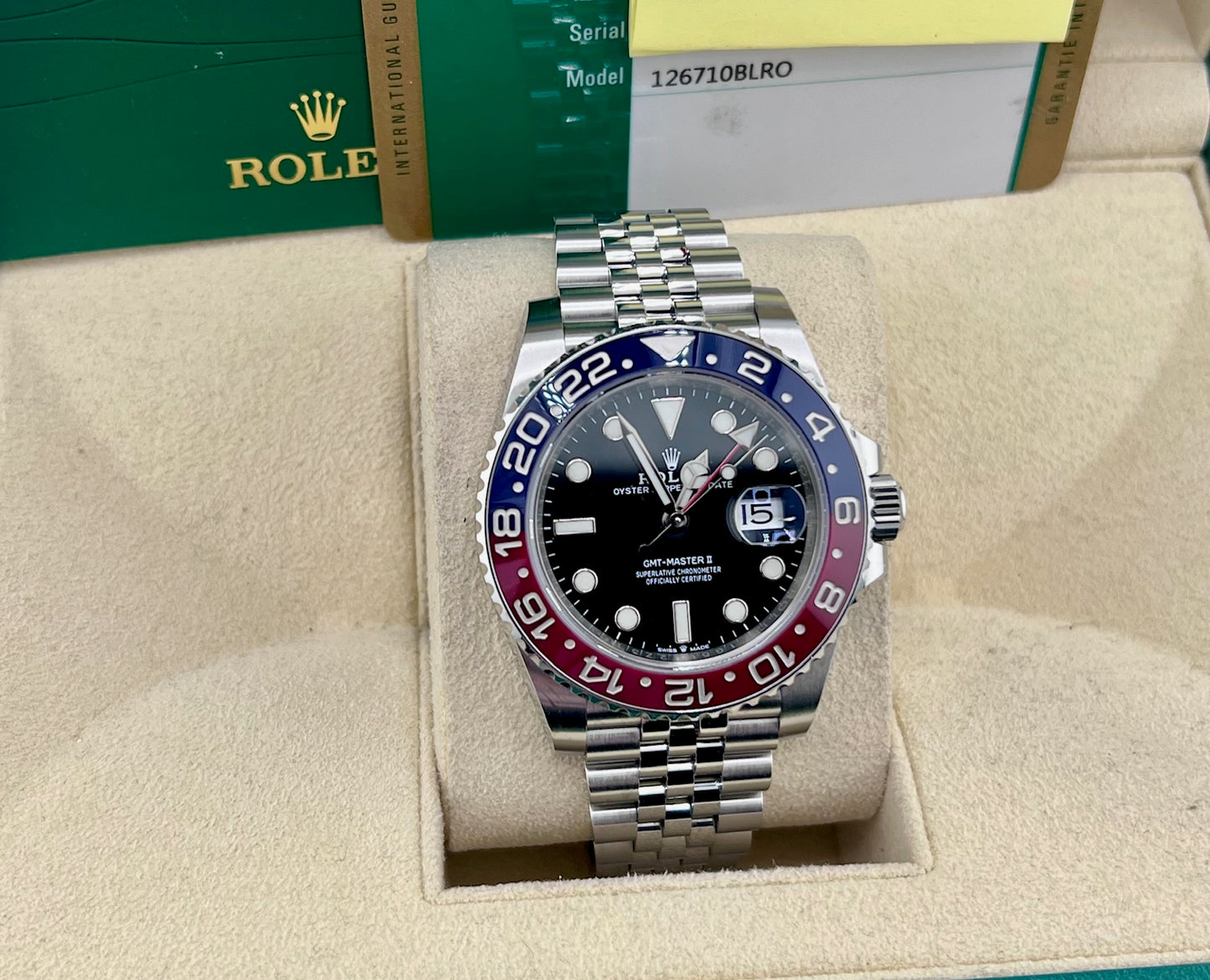 Rolex GMT-Master II 126710BLRO Pepsi 2020 Jubilèe (Saudi Arabia)
