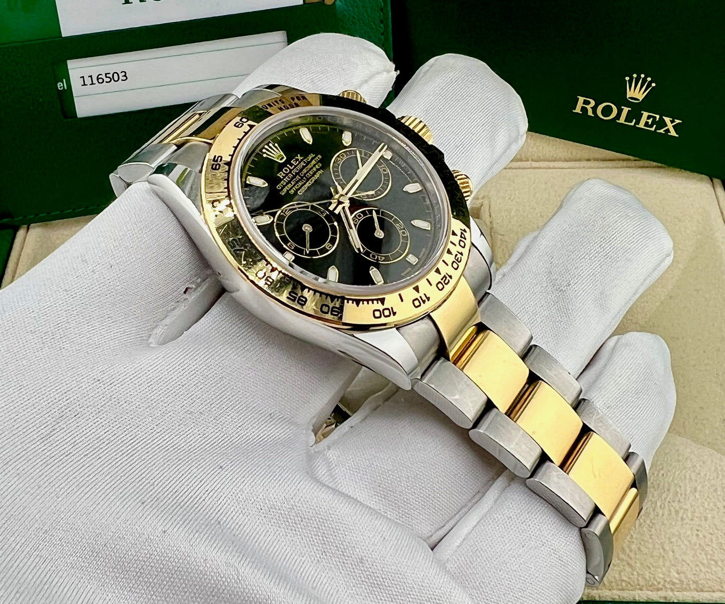 Rolex Daytona 116503 Black Dial 2018 Full Set