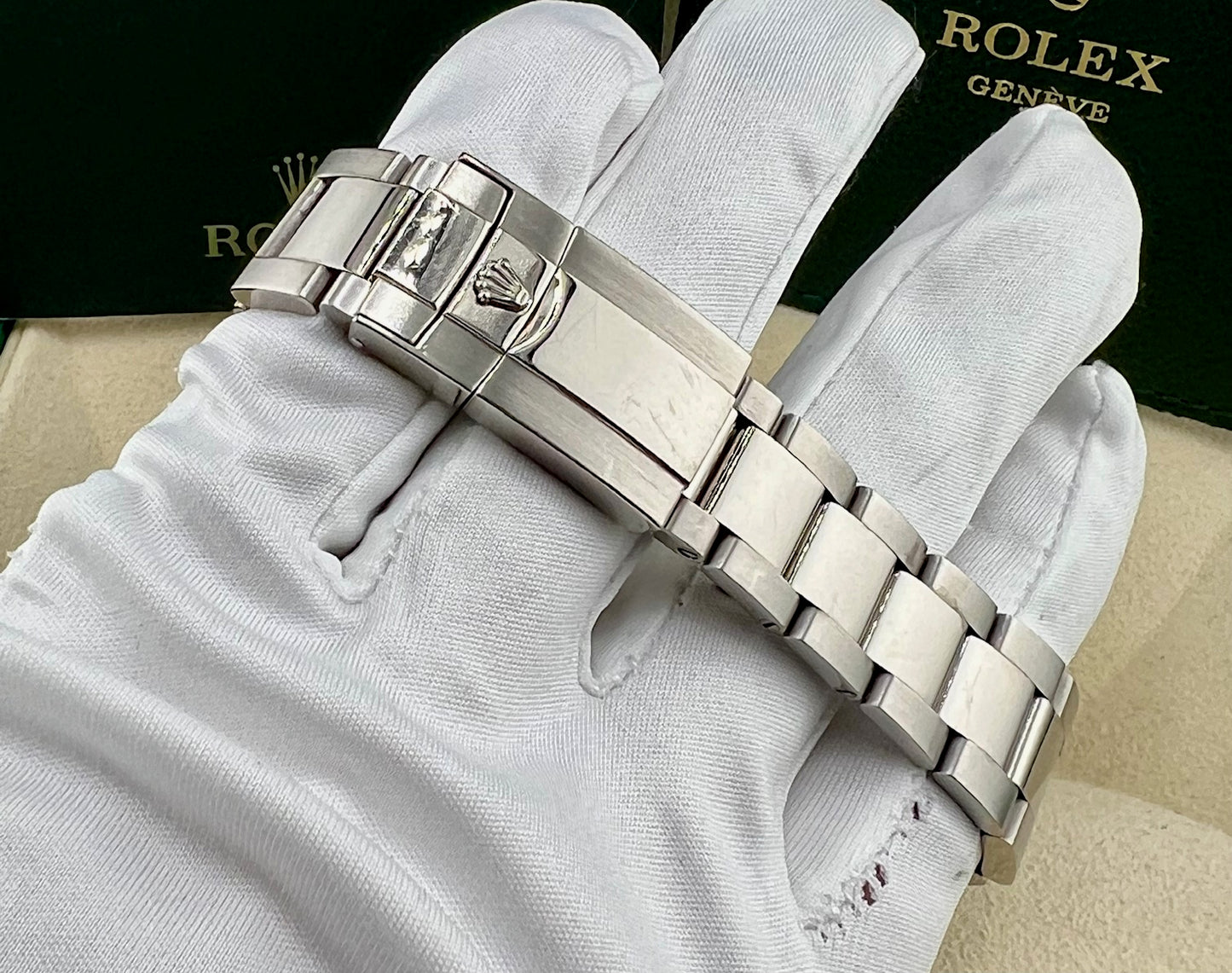 Rolex Daytona 116509 Racing Dial White Gold 2005 11 1/2 Links