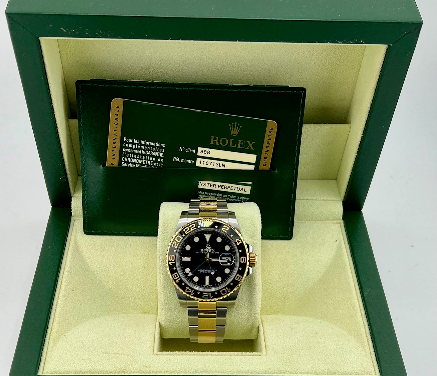 Rolex GMT-Master II 116713LN 2012 Box&paper HK