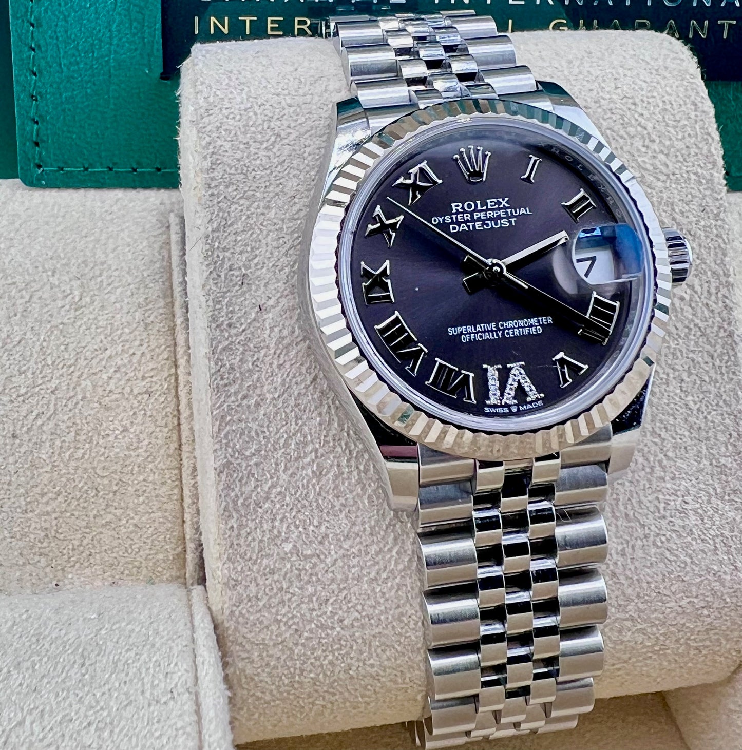 Rolex Datejust 31mm 278274 Jubilèe 2022 Full Set Ita Rodium Dial diamond