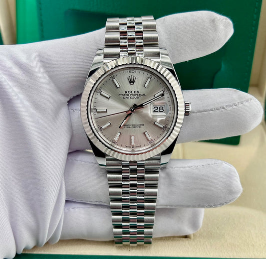 Rolex Datejust 41mm 126334 Silver Dial Jubilèe 2024 NEW