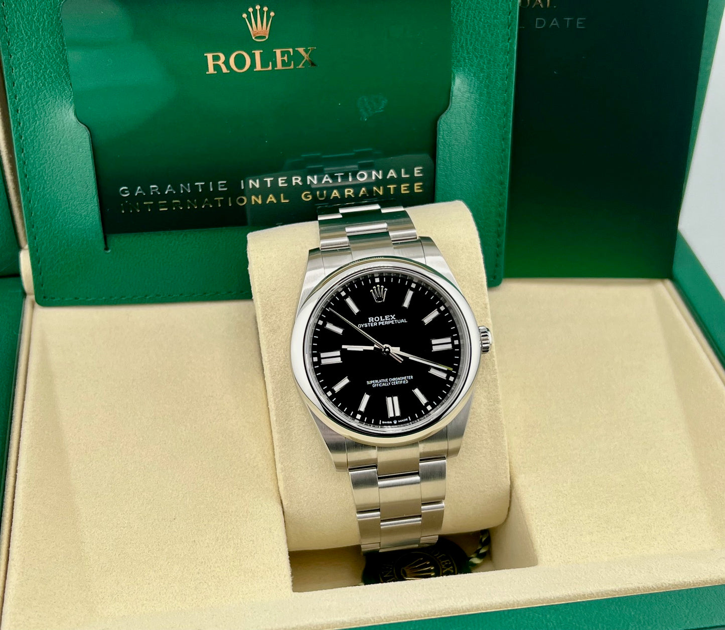 Rolex Oyster Perpetual 41mm 124300 Black Dial 2025 New