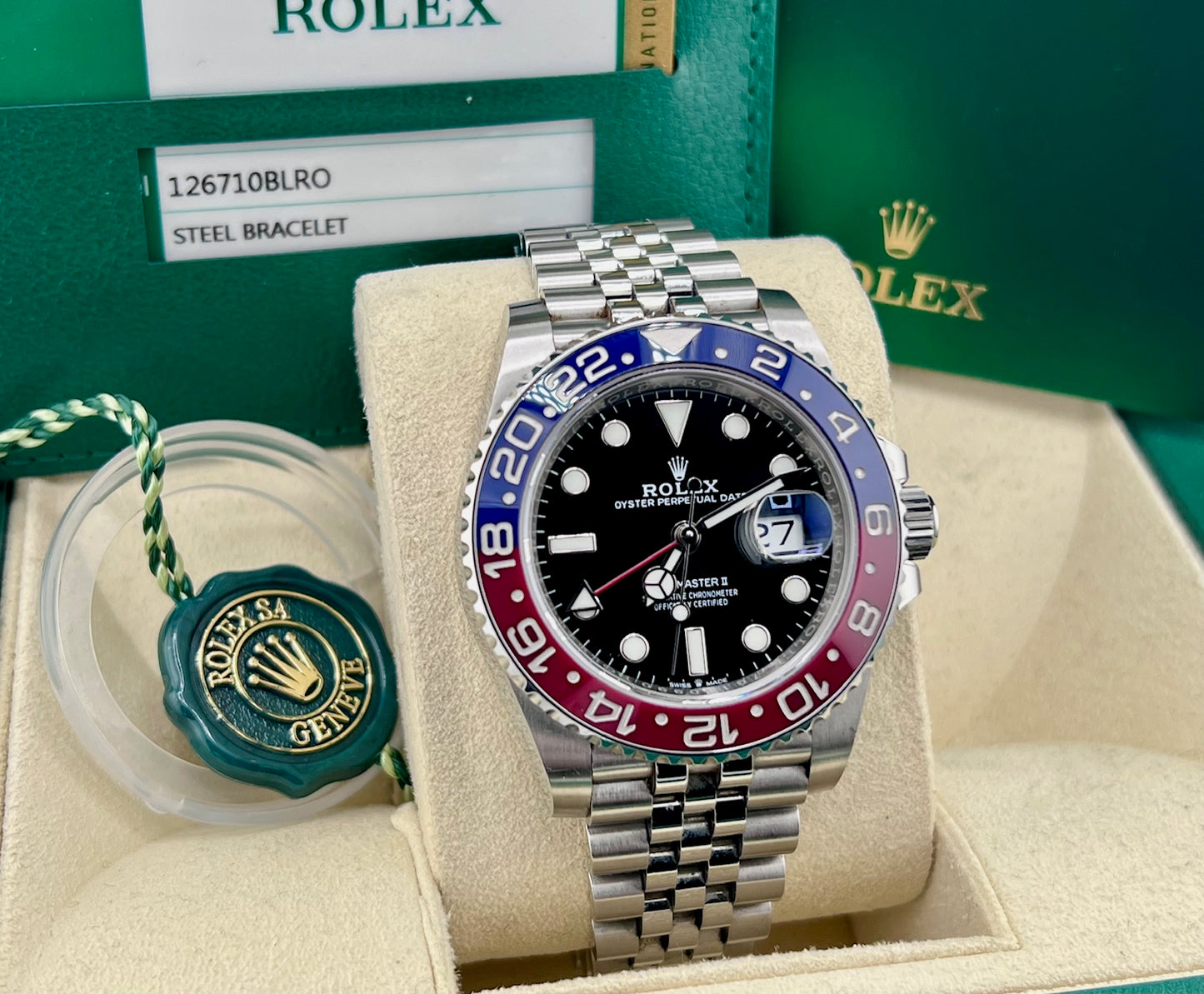 Rolex GMT-Master II 126710BLRO Pepsi Jubilèe 2019 Ita