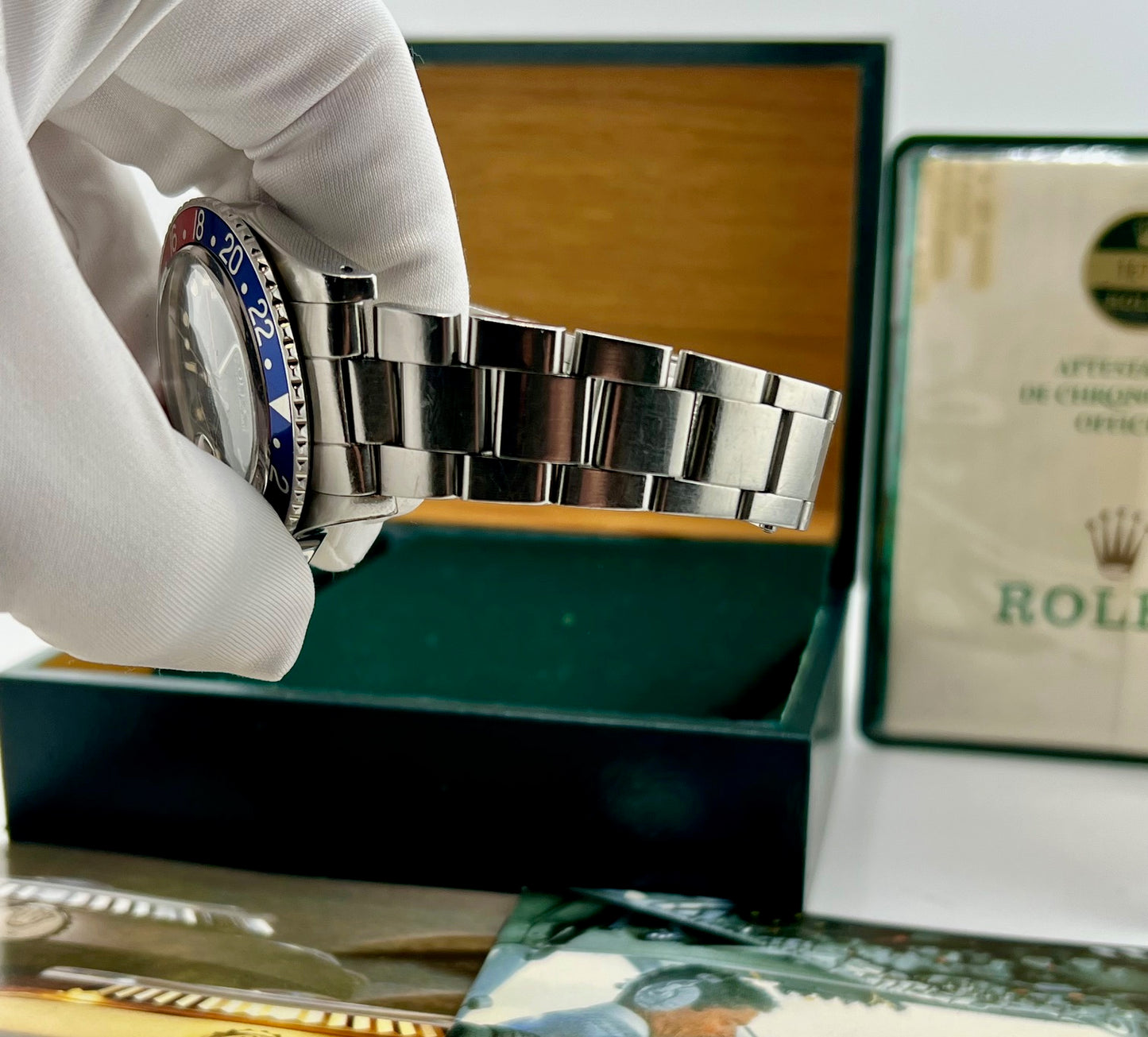 Rolex GMT-Master 16750 Full Set 1986 pepsi