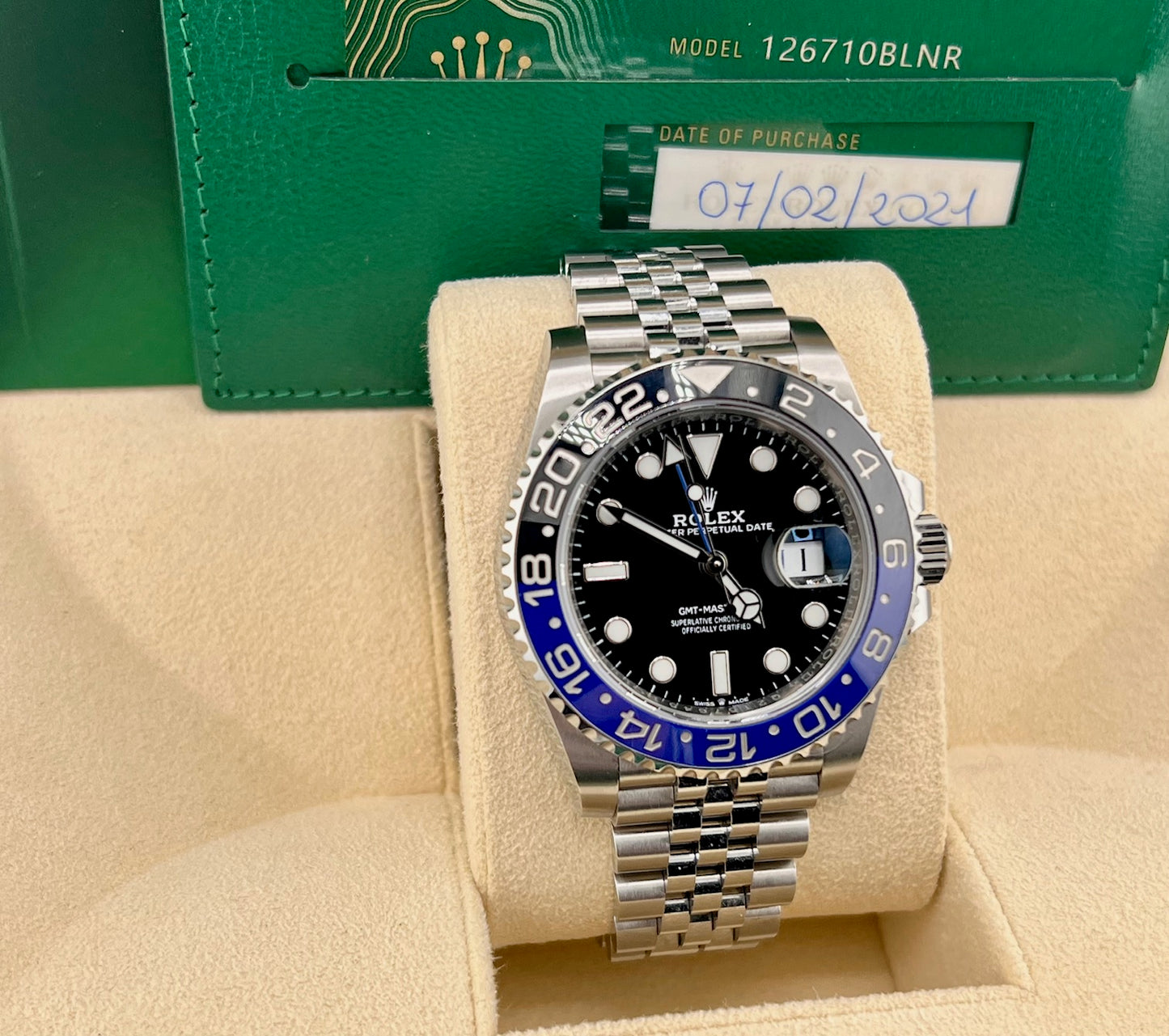 Rolex GMT-Master II 126710BLNR ''Batman'' Jubilèe 2021