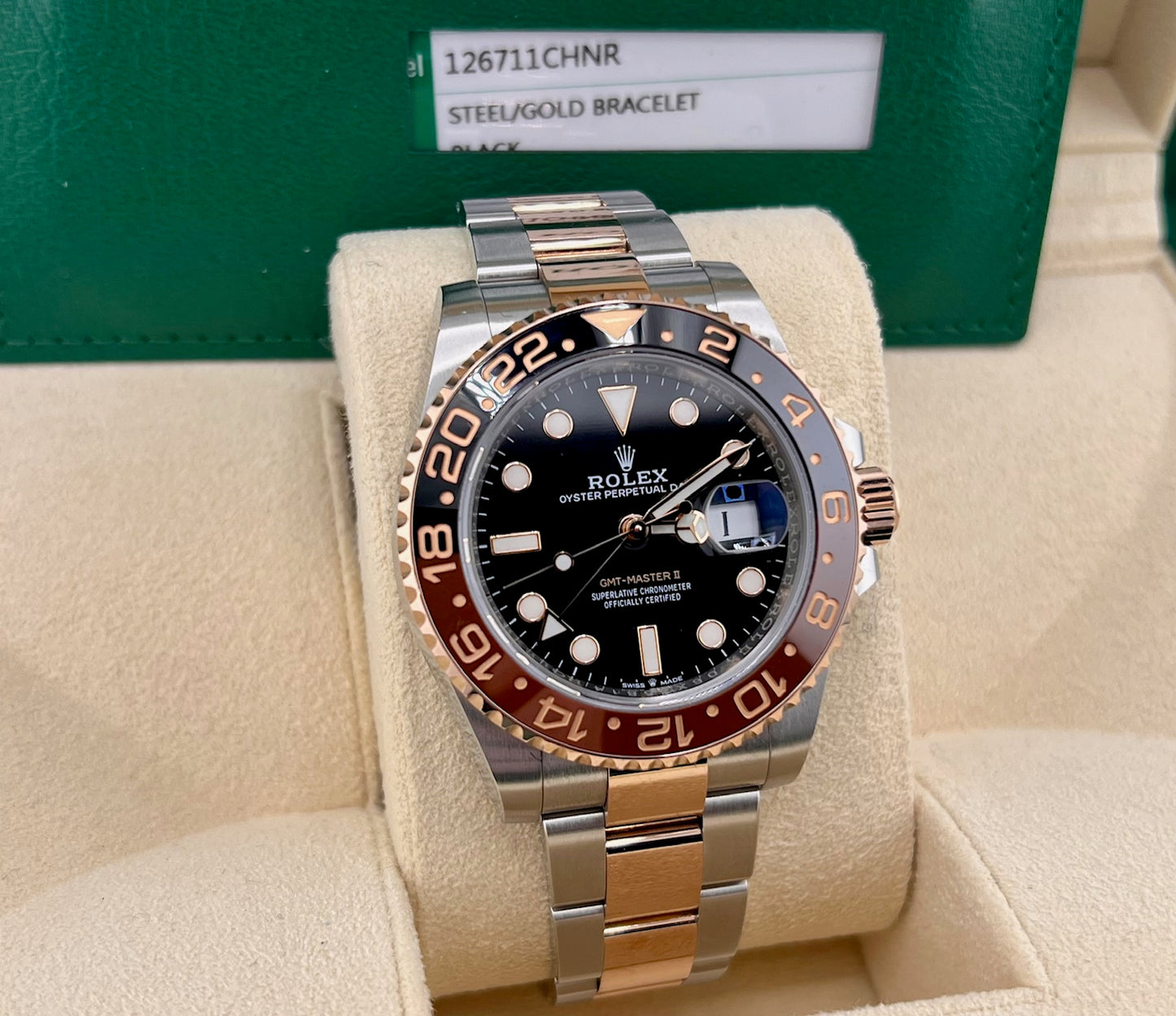 Rolex GMT-Master II 126711CHNR ''Rootbeer'' 2019 (Ita)