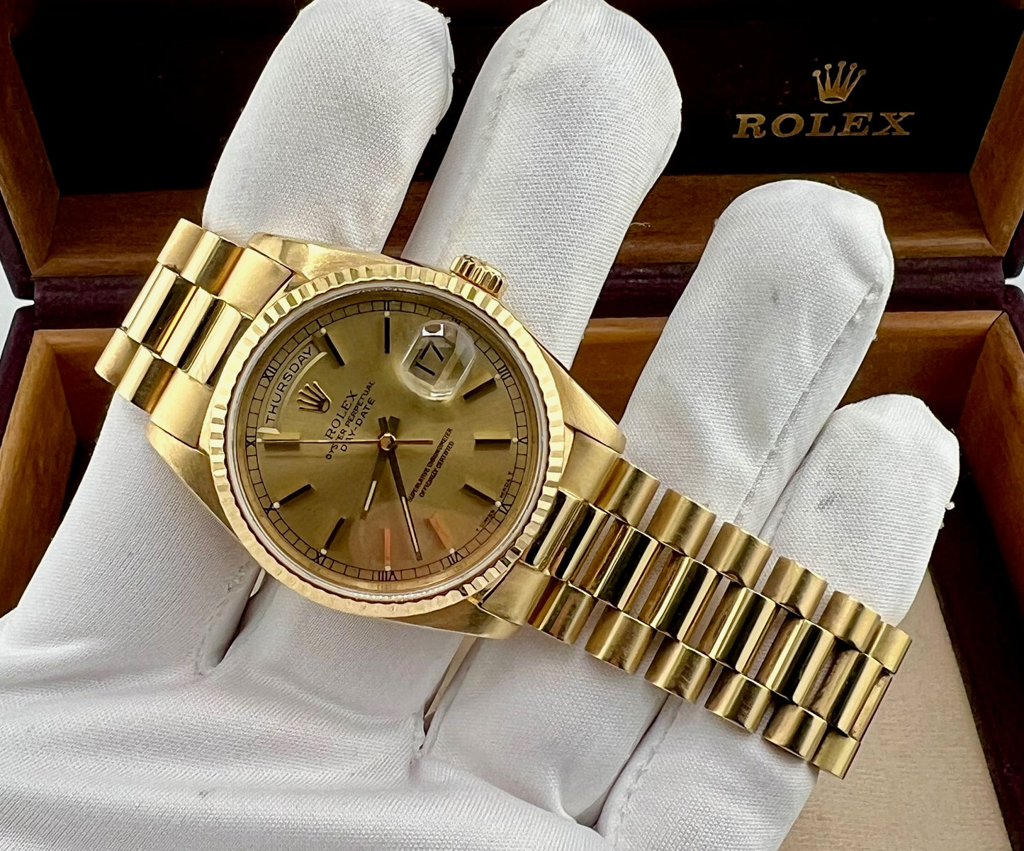 Rolex Day-Date "President" 36mm 18238 Champagne 1993
