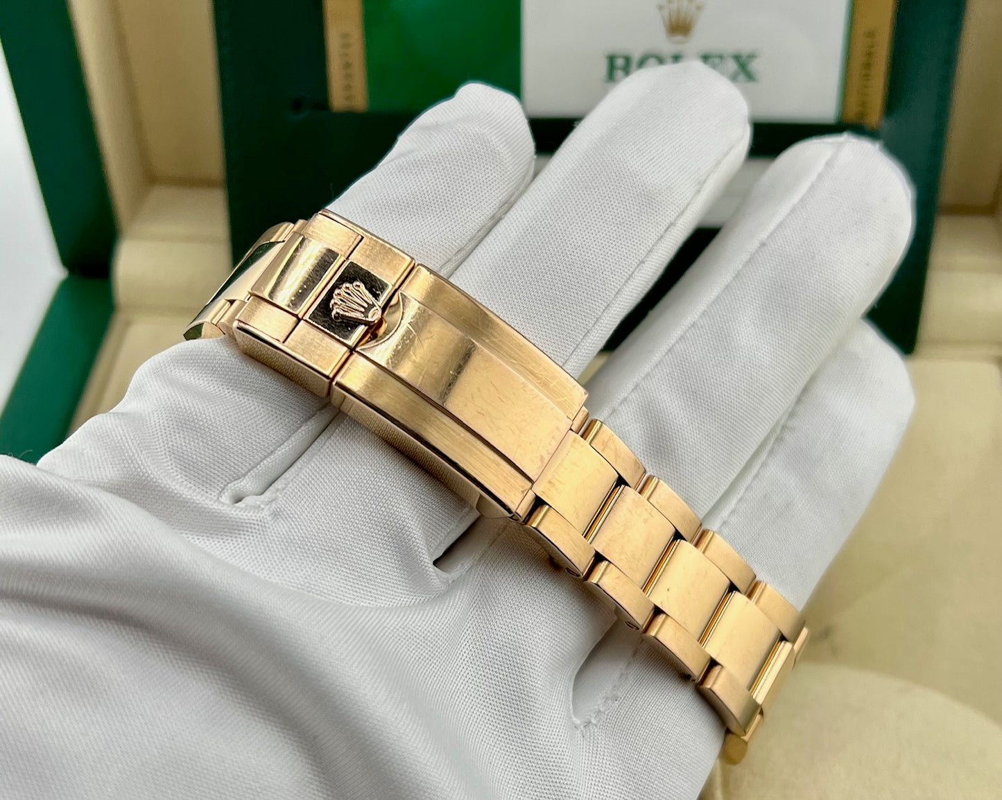 Rolex Daytona 116505 Everose black dial 2014 Ita full set