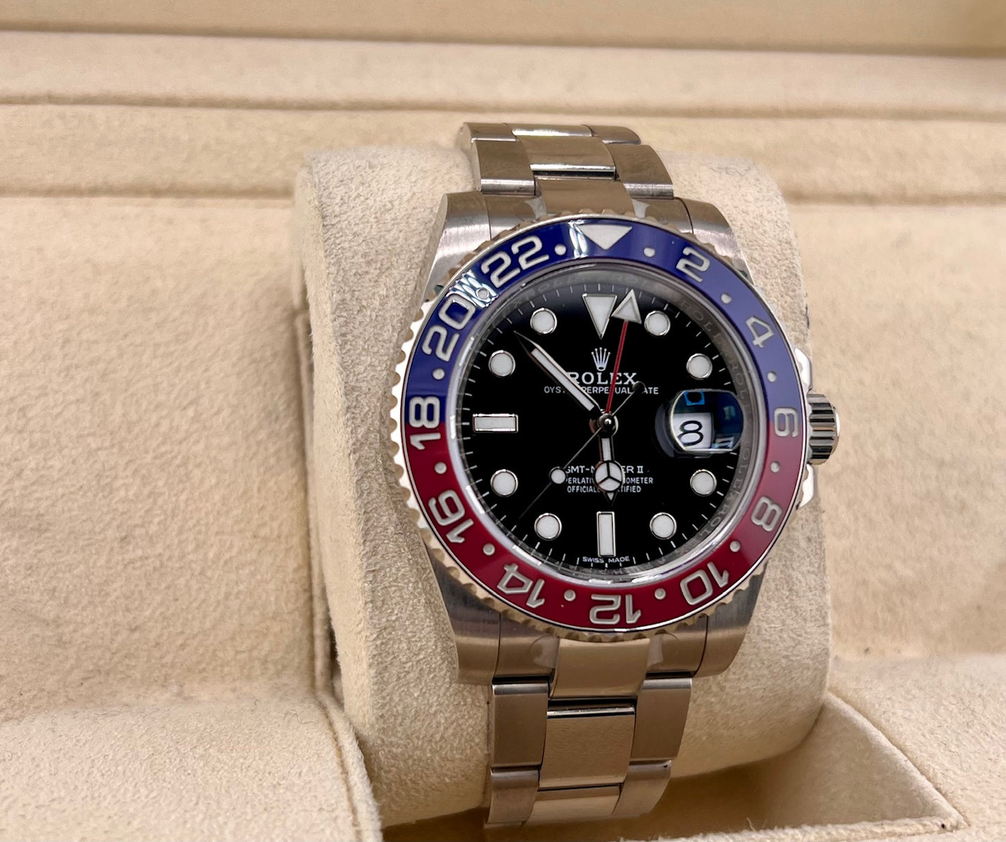 Rolex GMT-Master II 116719BLRO ''PEPSI'' White Gold