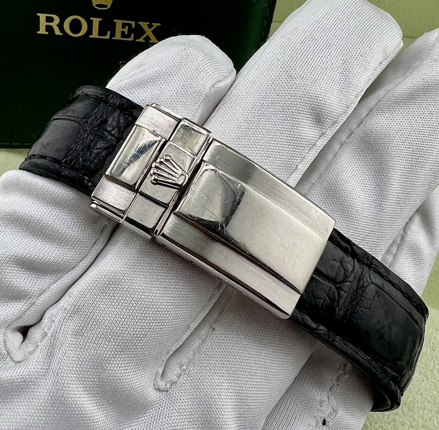 Rolex Daytona 116519 White Gold Racing Dial 2002