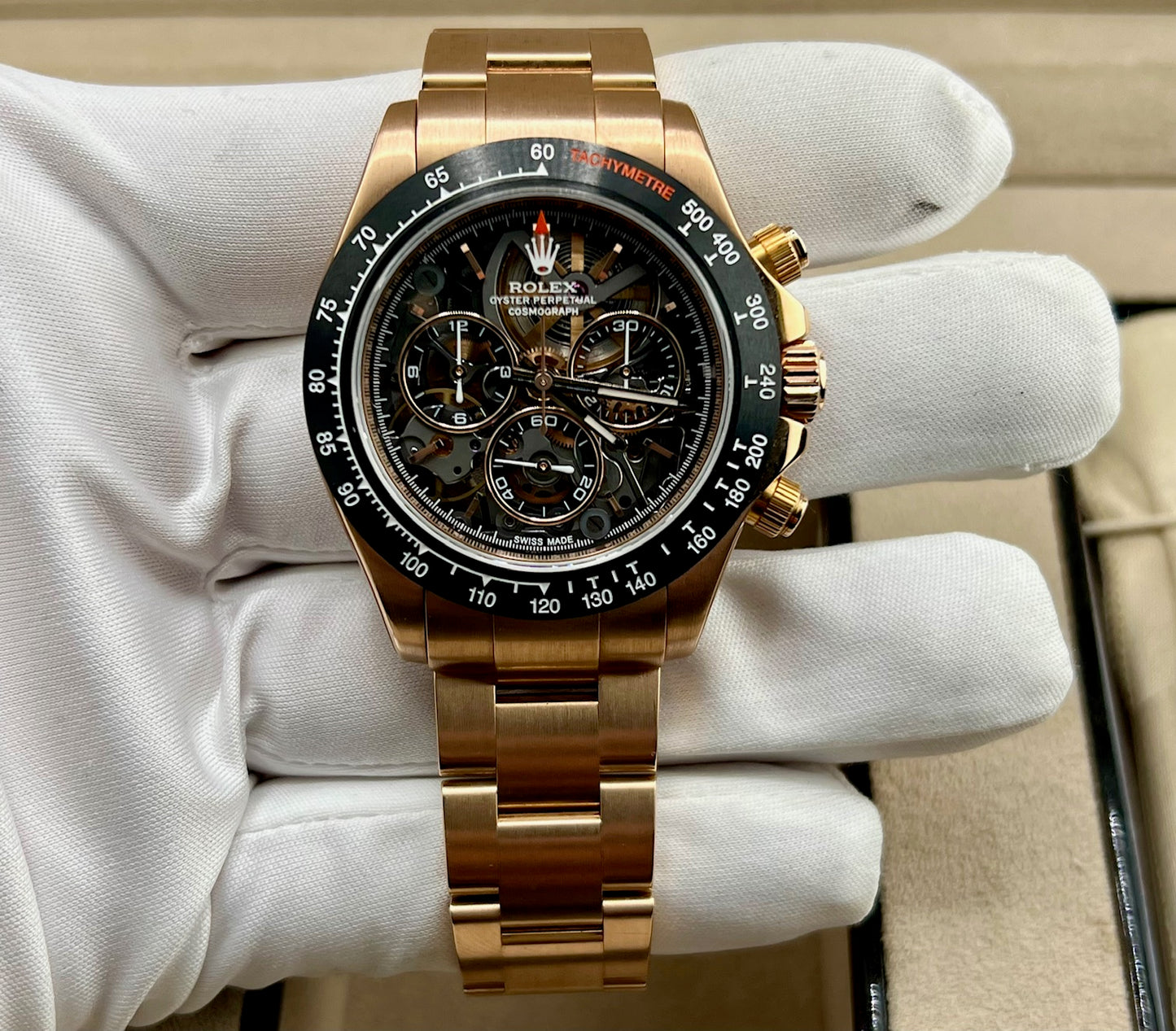 Rolex Daytona Artisans De Geneve Rose Gold