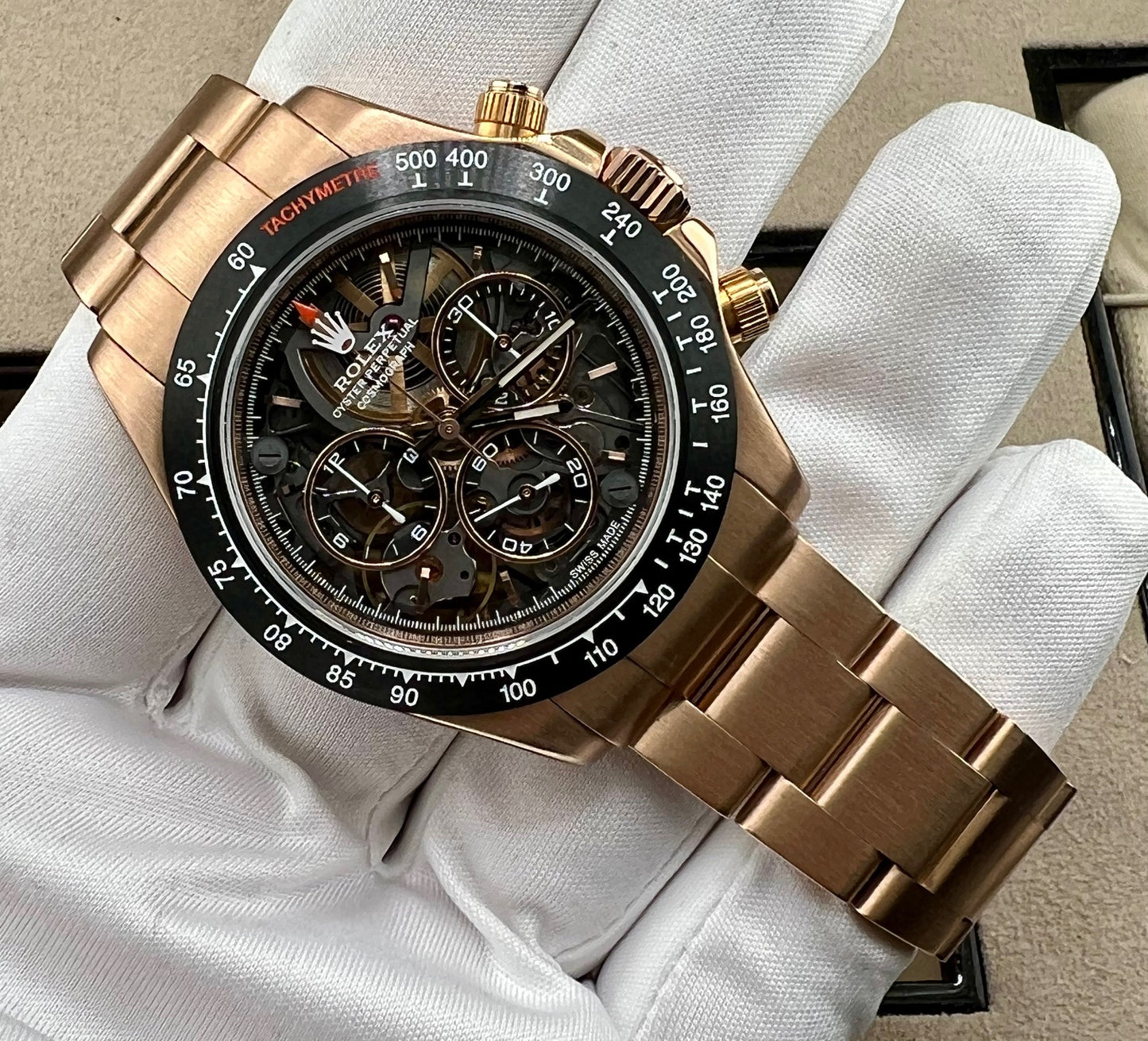 Rolex Daytona Artisans De Geneve Rose Gold