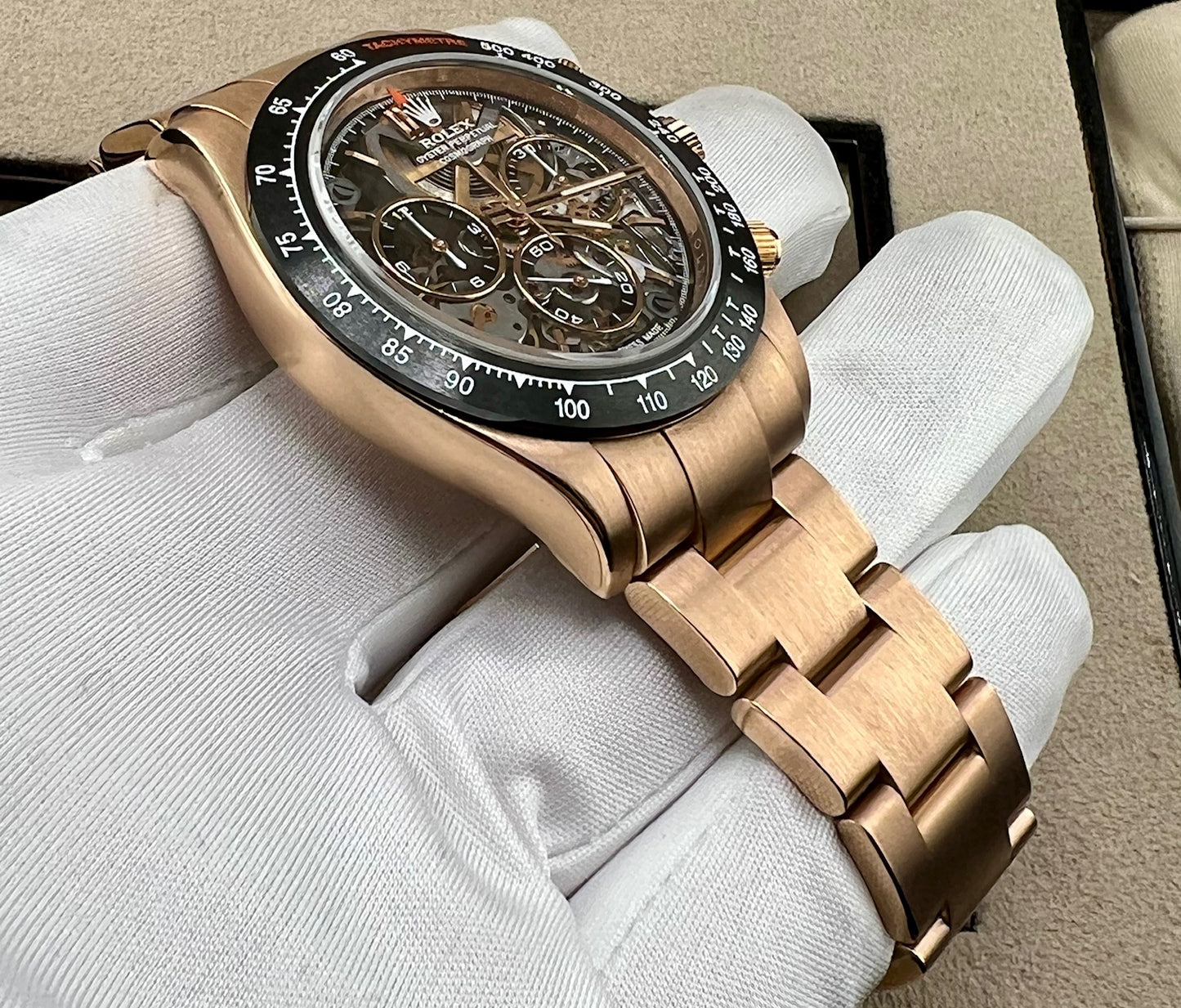 Rolex Daytona Artisans De Geneve Rose Gold