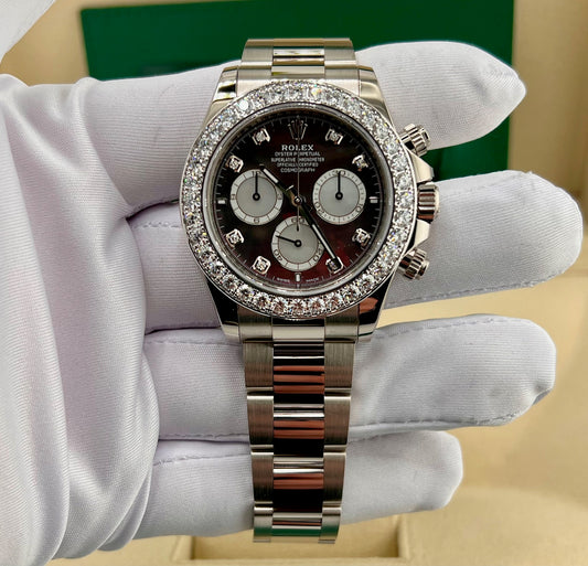 Rolex Mother Of Pearl Cosmograph Daytona Diamond "mother 126579RBR 2025 like new