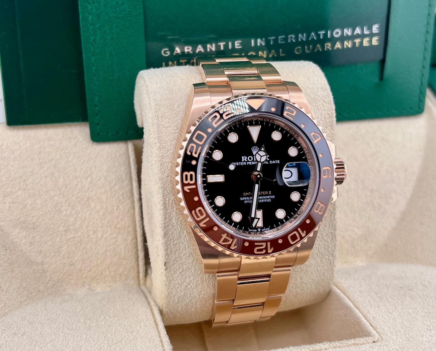 Rolex GMT-Master II 126715CHNR 40mm Everose 2021 full set 11 Link