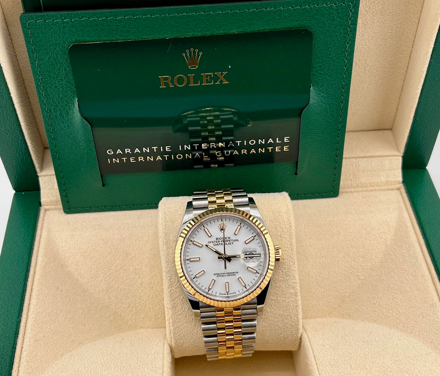 Rolex Datejust 36mm 126233 White Dial jubilèe 2022