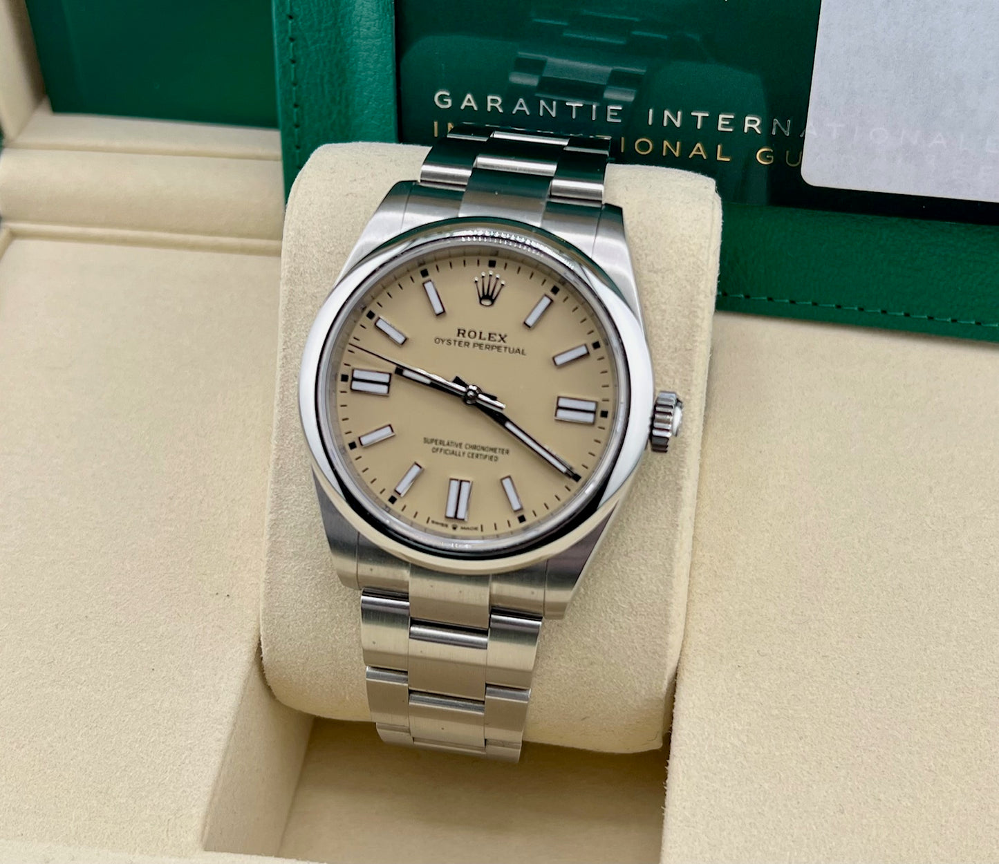 Rolex Oyster Perpetual Cream Dial 2025 134300 41mm