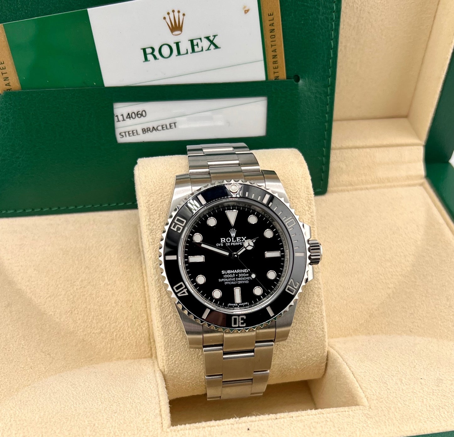 Rolex Submariner No Date 114060 40mm 2018 (Ita)