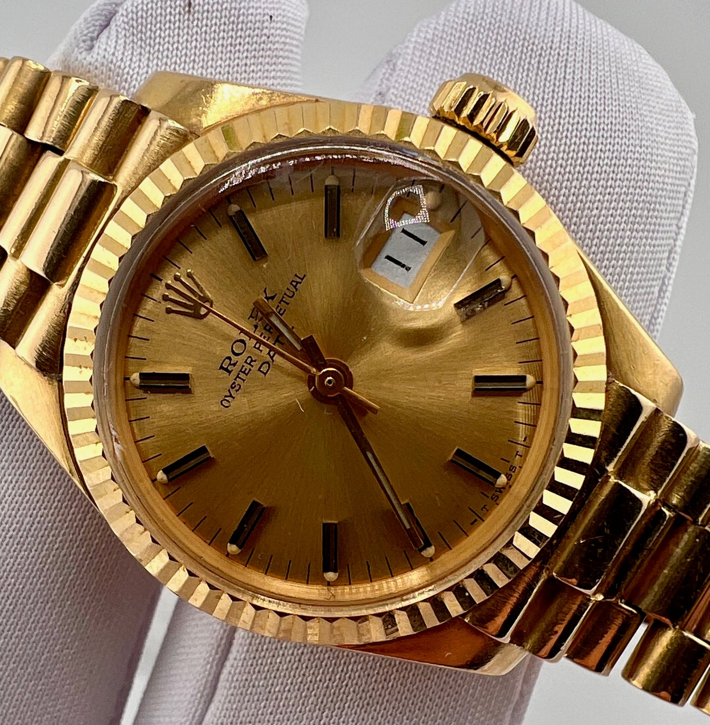 Rolex Lady-Date 6918 26mm Yellow Gold President 1978 only watch