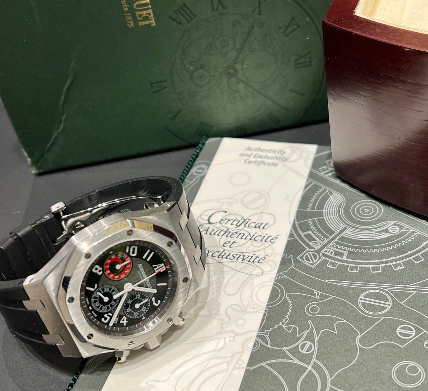 Audemars Piguet City Of Sails Royal Oak 25979ST 2003 39mm extrait d'archive