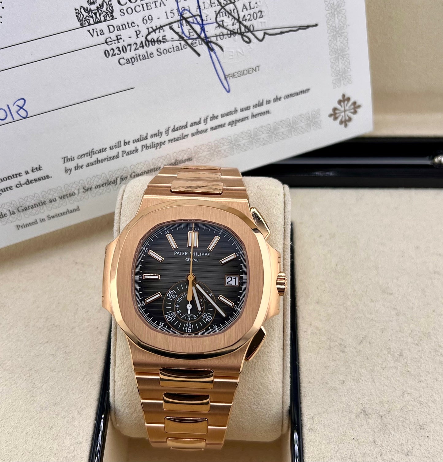 Patek Philippe Nautilus 5980/1R-001 Chocolate 2018 ITA