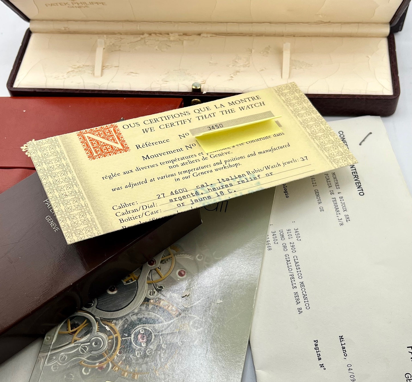 Patek Philippe Perpetual Calendar ''Padellone''3450J 1984 full set+service 2015