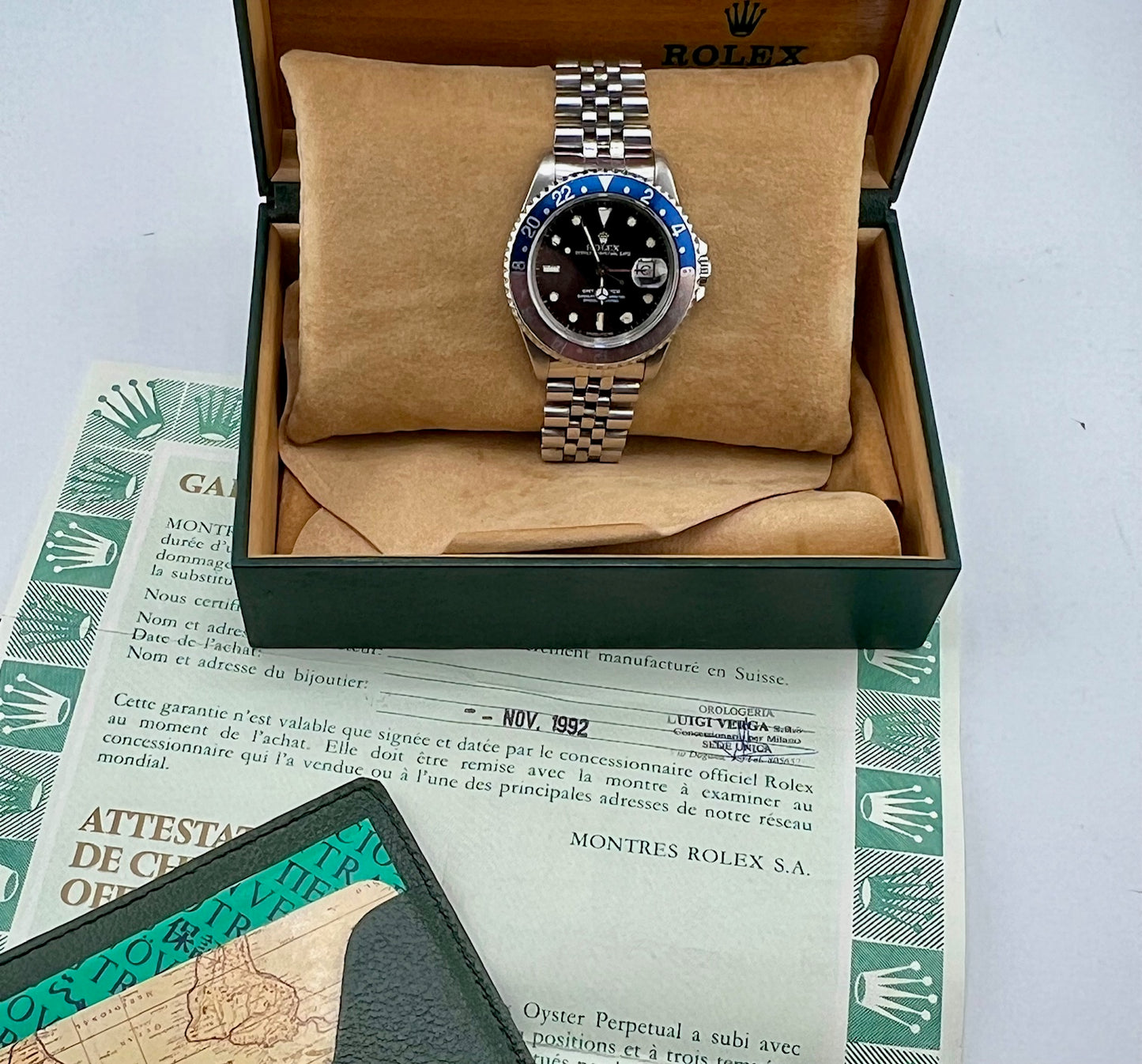 Rolex GMT-Master I 16700 Pepsi Jubilèe 1992 Full Set